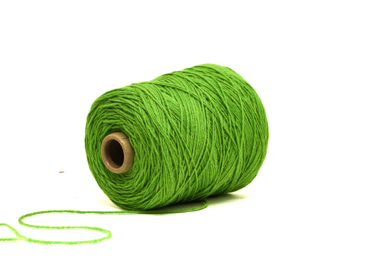 Green melange Carpet wool in cone - 60