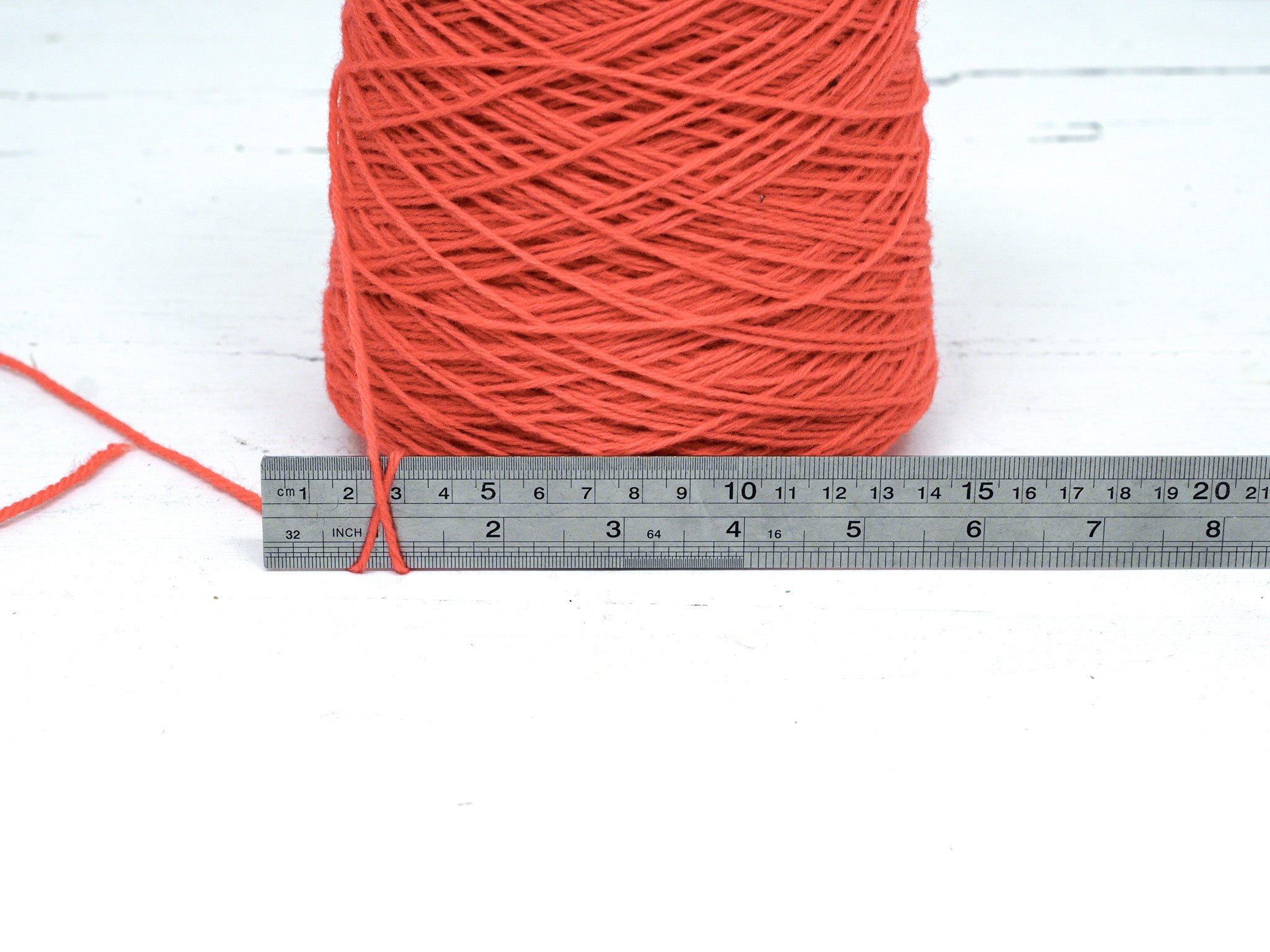 Coral Carpet wool in cone - 83