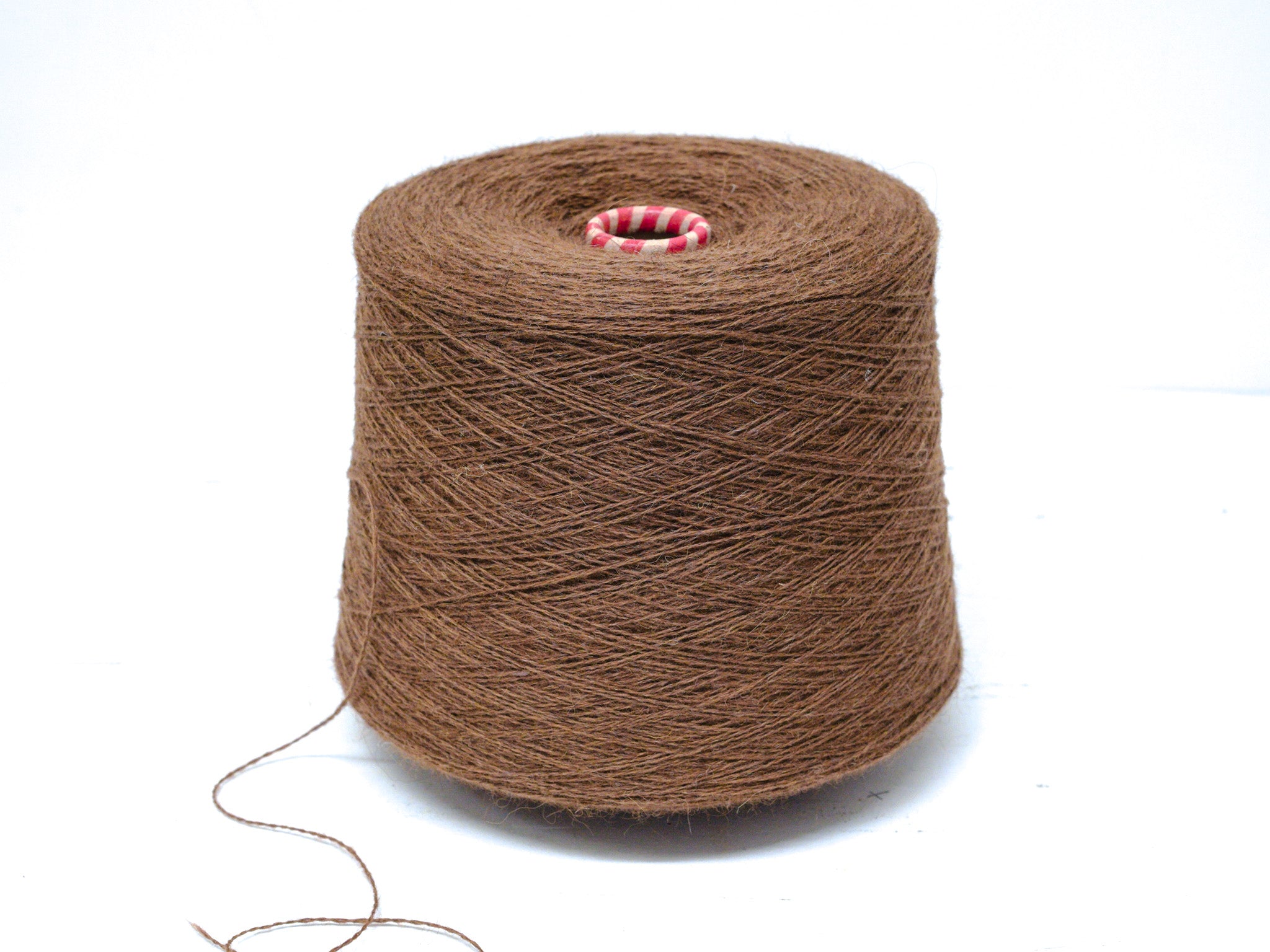 100% Camel wool lace yarn in cone - 900g