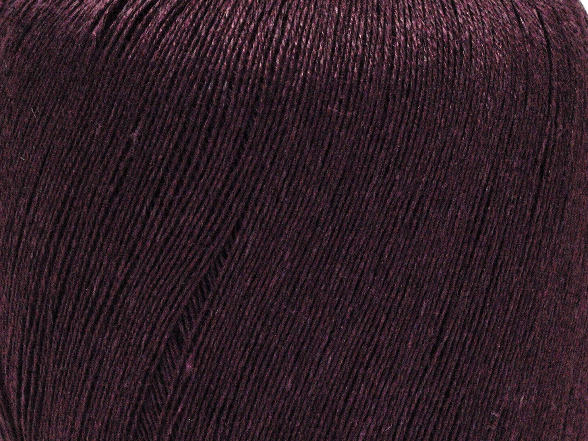 100% linen yarn in eggplant color - 100g/600m