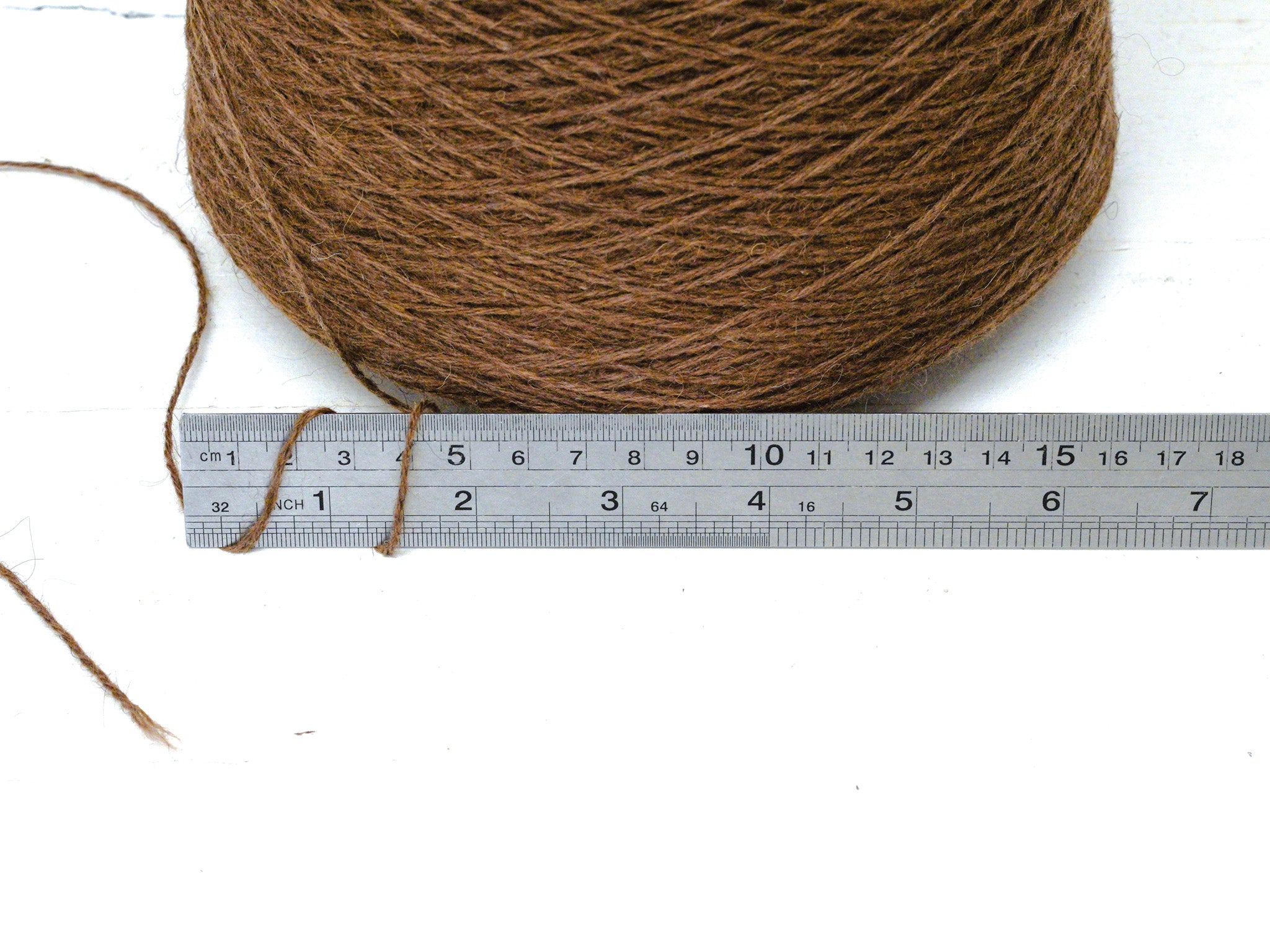 100% Camel wool sport yarn in cone - 900g