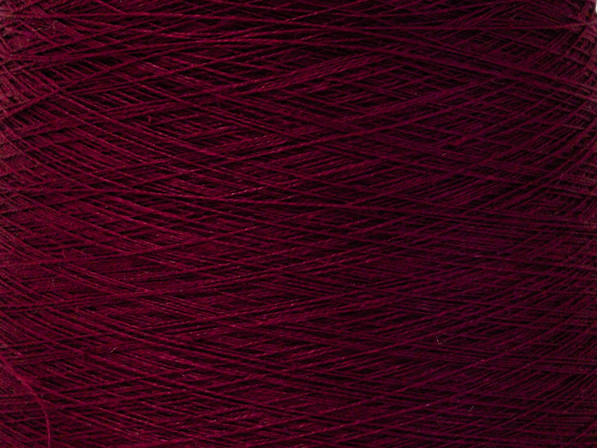 Burgundy red Linen Yarn: Baltic Flax, Lace Knitting, Crochet (100g/1000m in Cone)