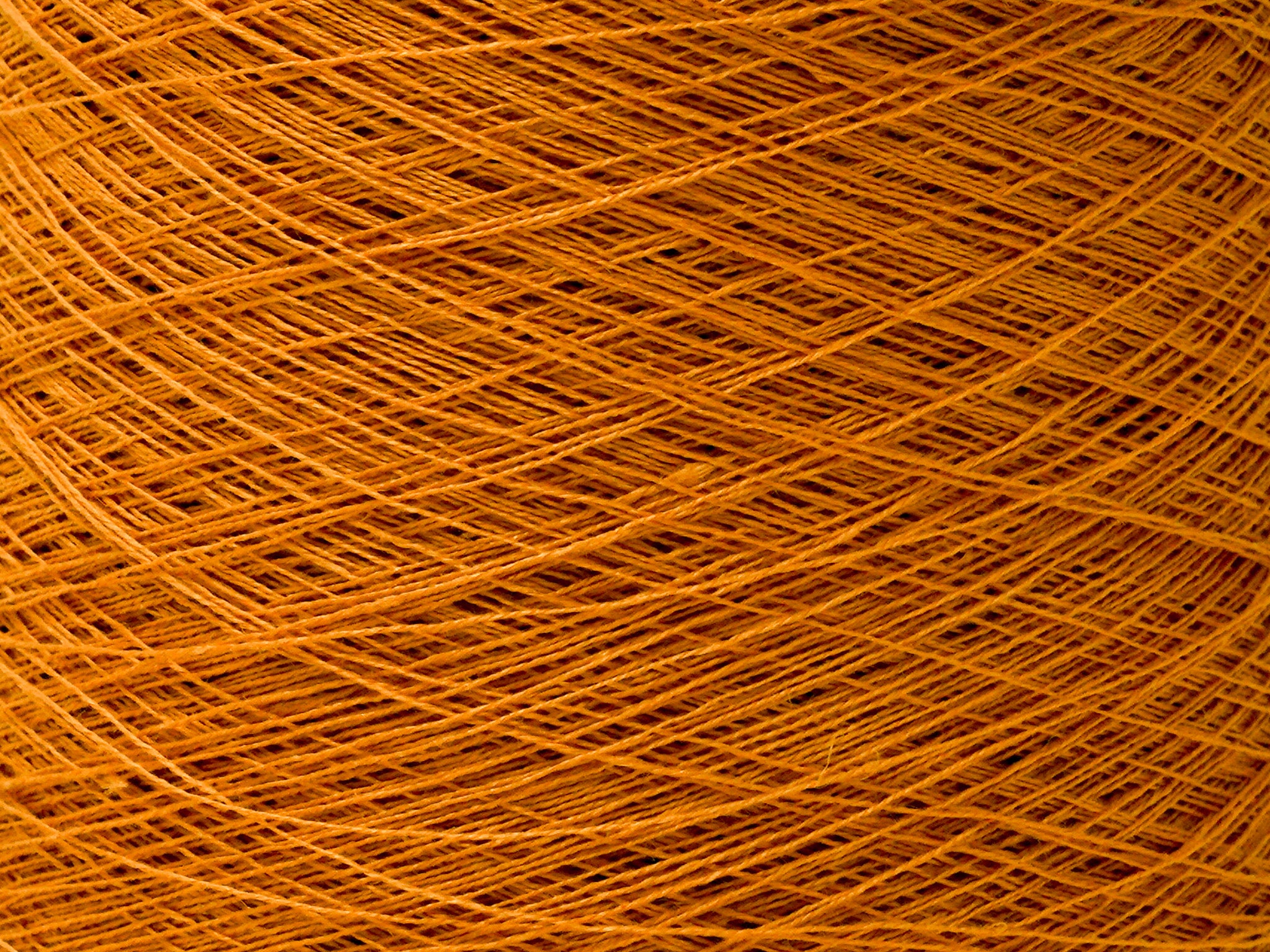 Carrot Linen Yarn: Baltic Flax, Lace Knitting, Crochet (100g/1000m in Cone)