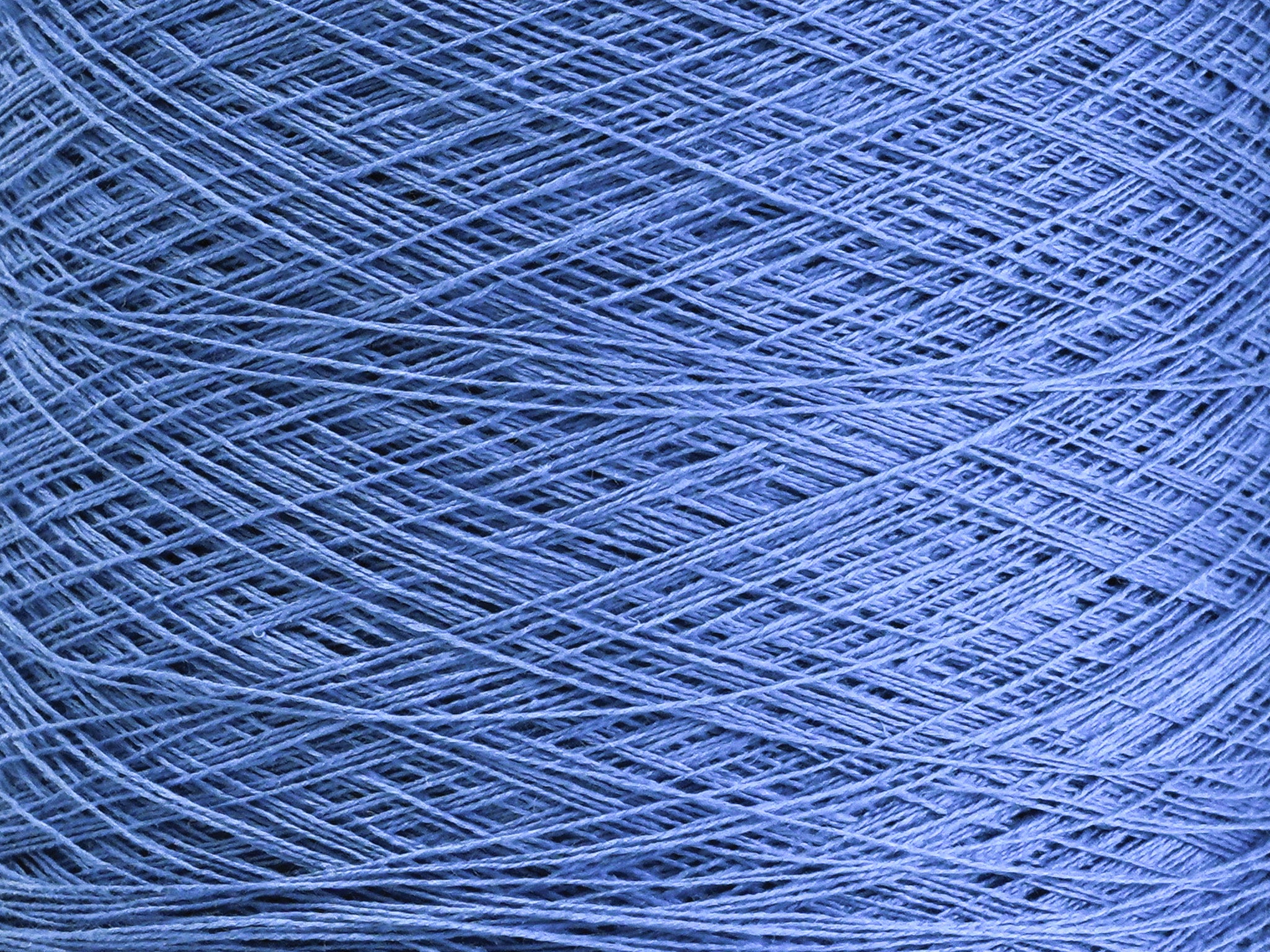 Steel blue Linen Yarn: Baltic Flax, Lace Knitting, Crochet (100g/1000m in Cone)