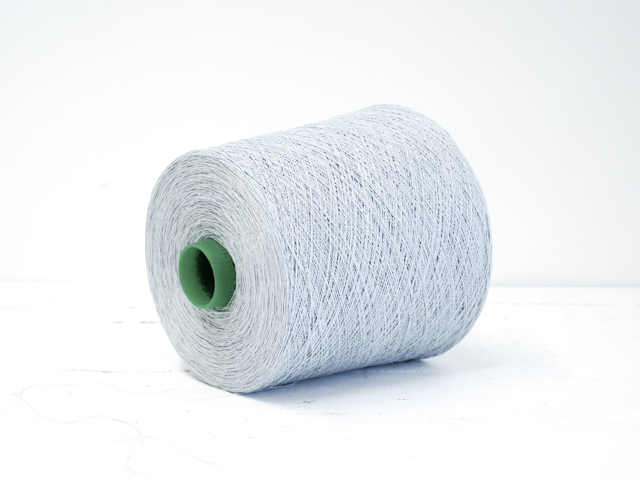 Pale blue Linen Yarn: Baltic Flax, Lace Knitting, Crochet (100g/1000m in Cone)