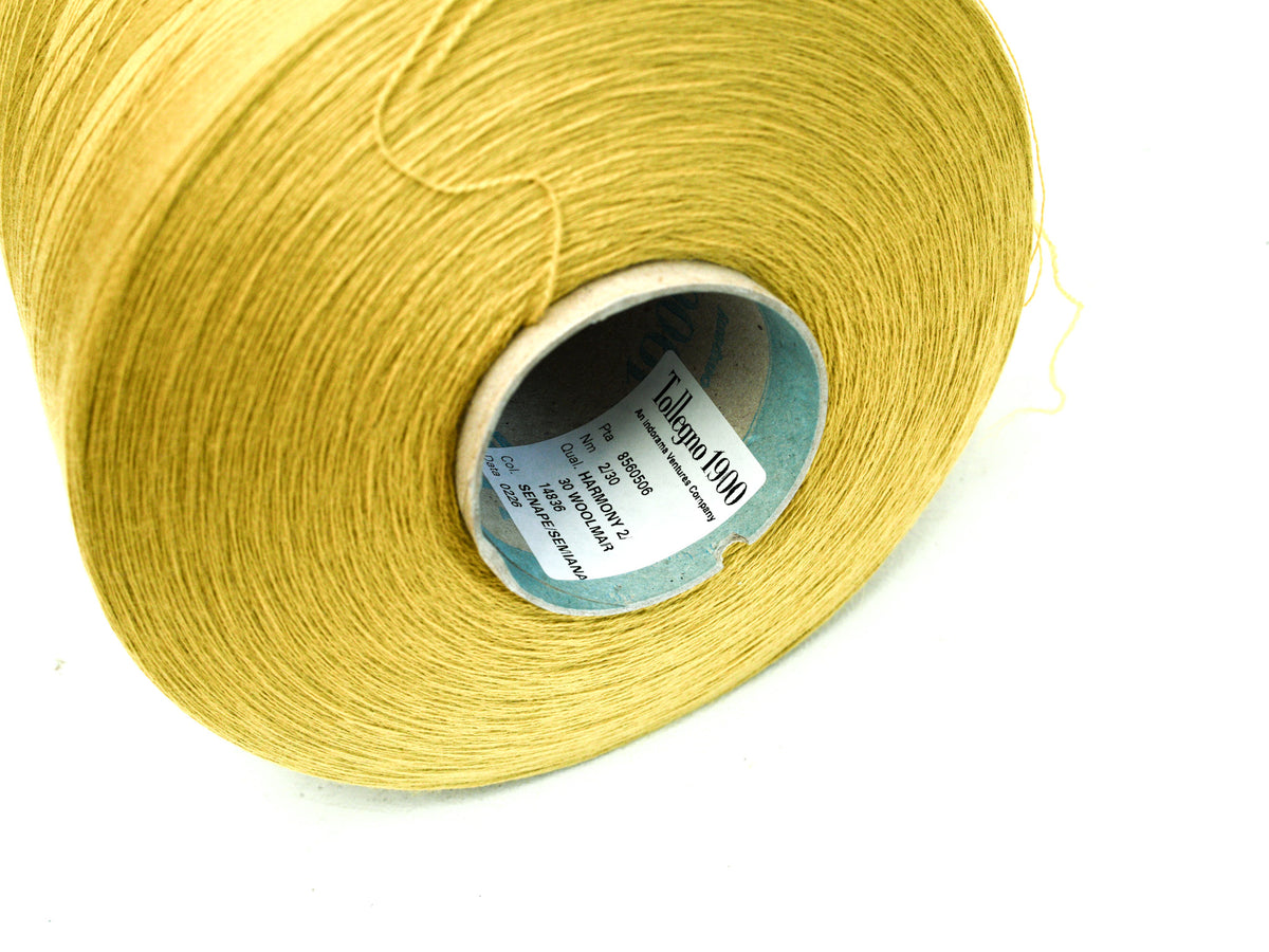Mustard - 14836 - 100% Extra Fine Merino Wool - Lana GATTO - 100g/3.5oz