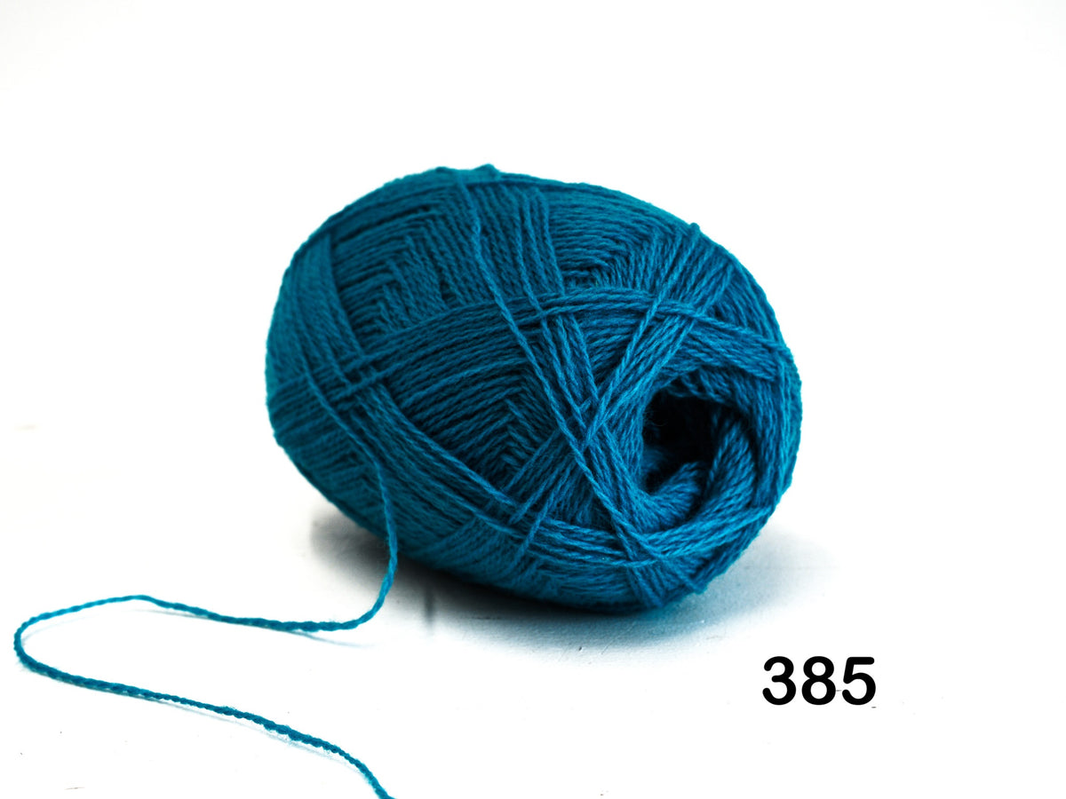 Smaragdblaues neuseeländisches Wollgarn - 385
