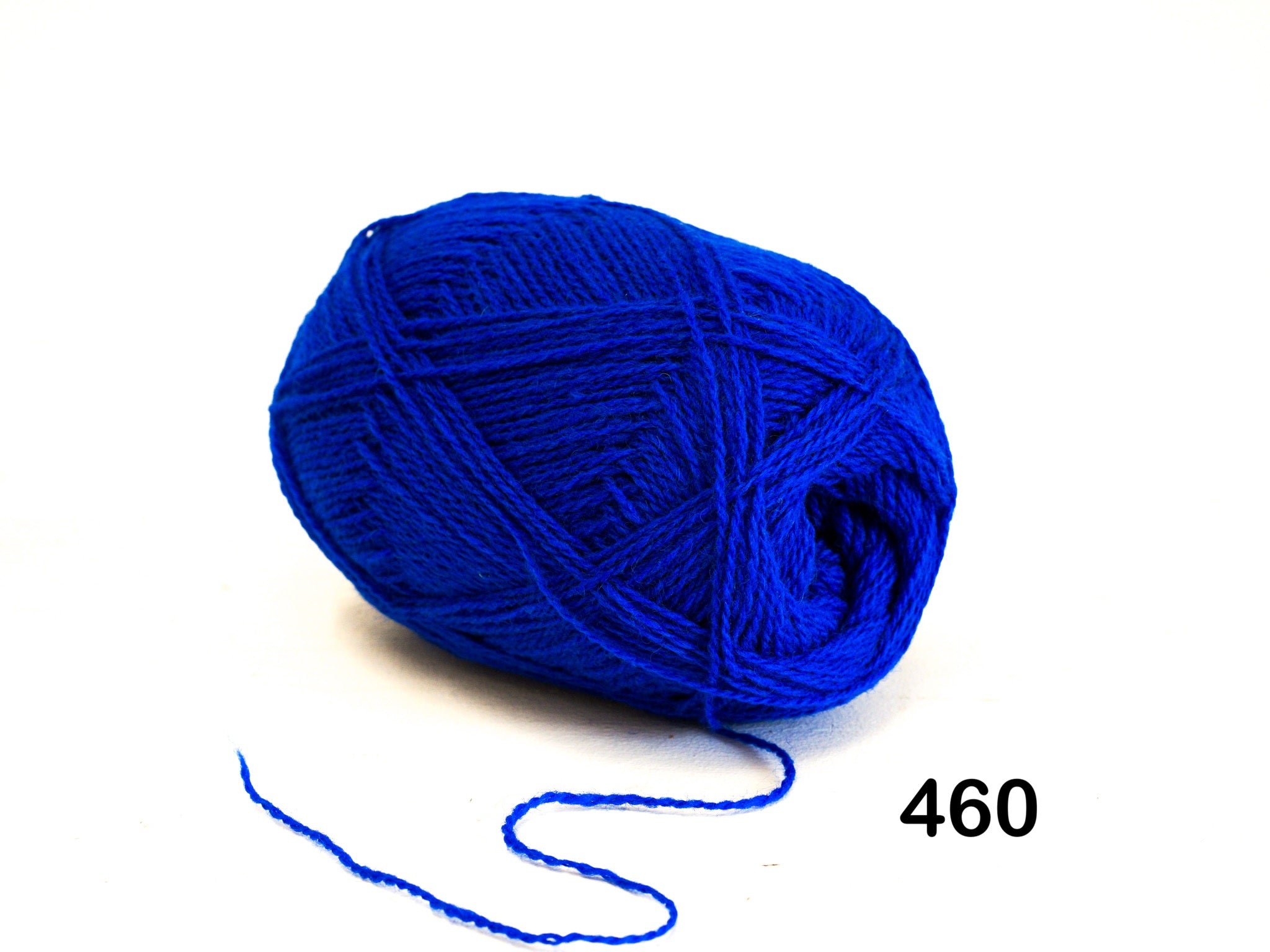 Royal blue New Zealand wool yarn - 460
