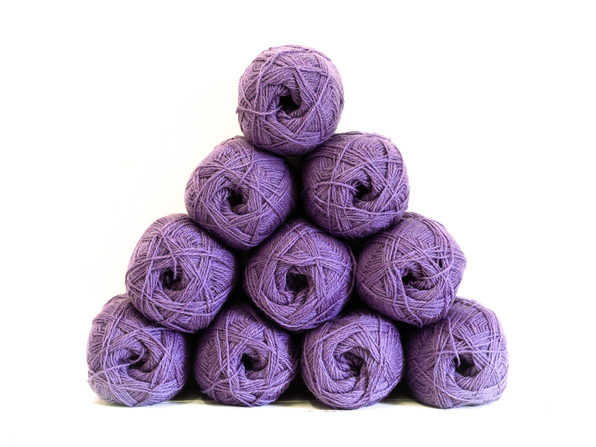 Dusty violet New Zealand wool yarn - 255