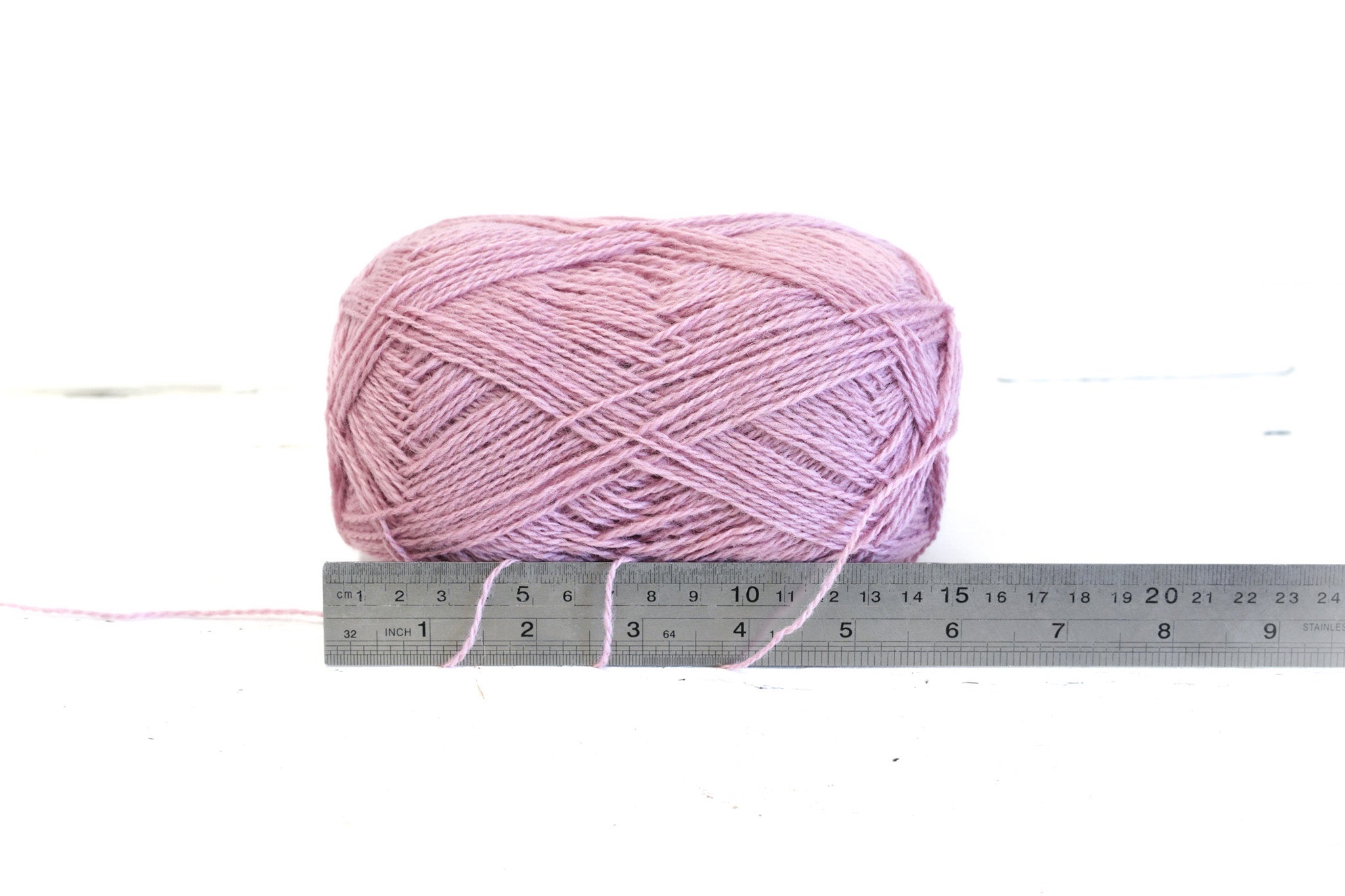 Ash rose color New Zealand wool yarn - 508