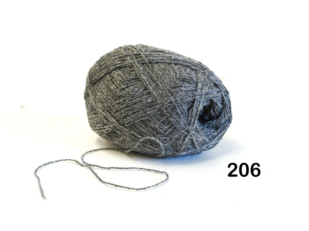 Graphitgraue Wolle aus Neuseeland - 206
