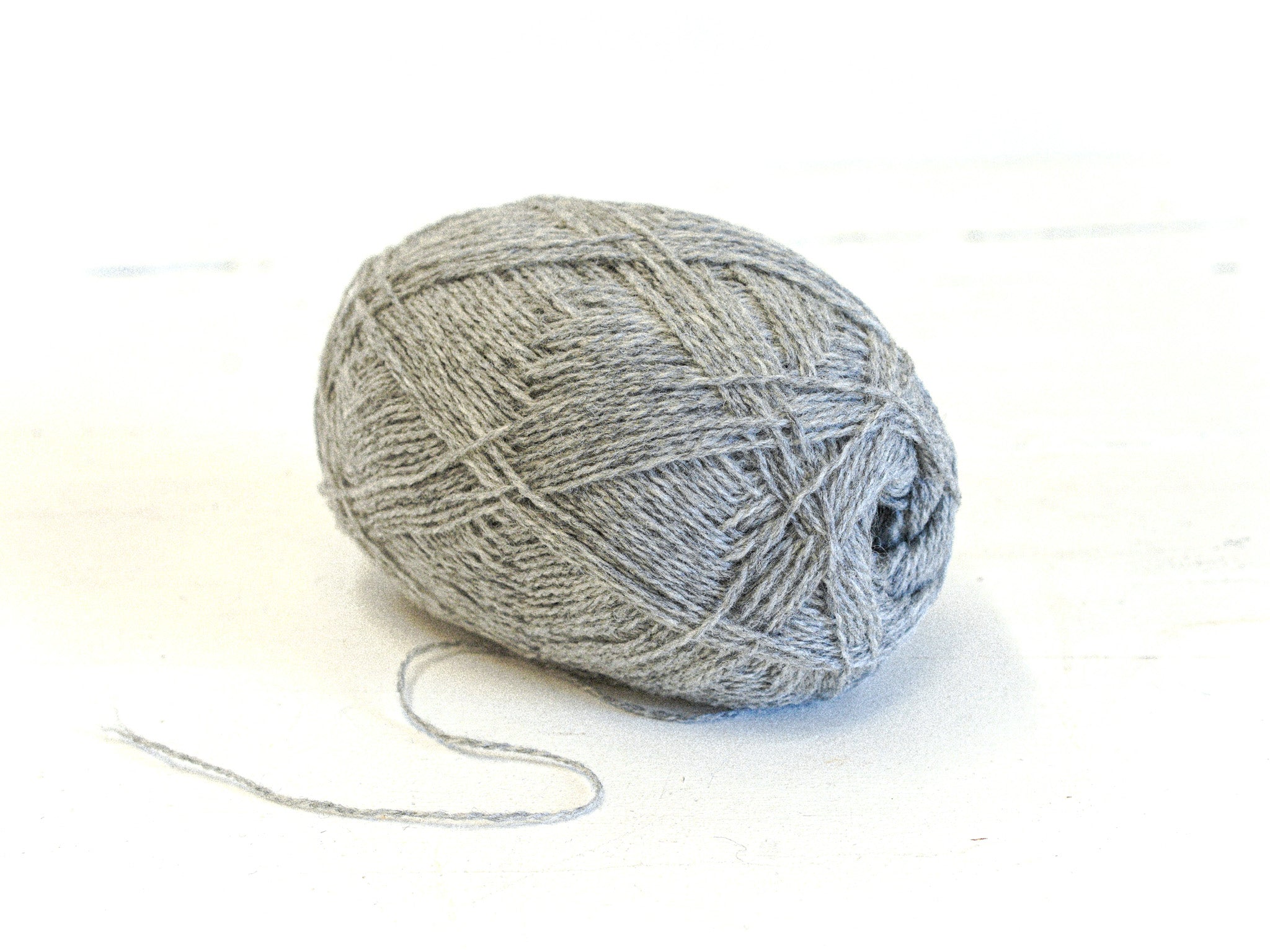 Mid grey New Zealand wool yarn - 203