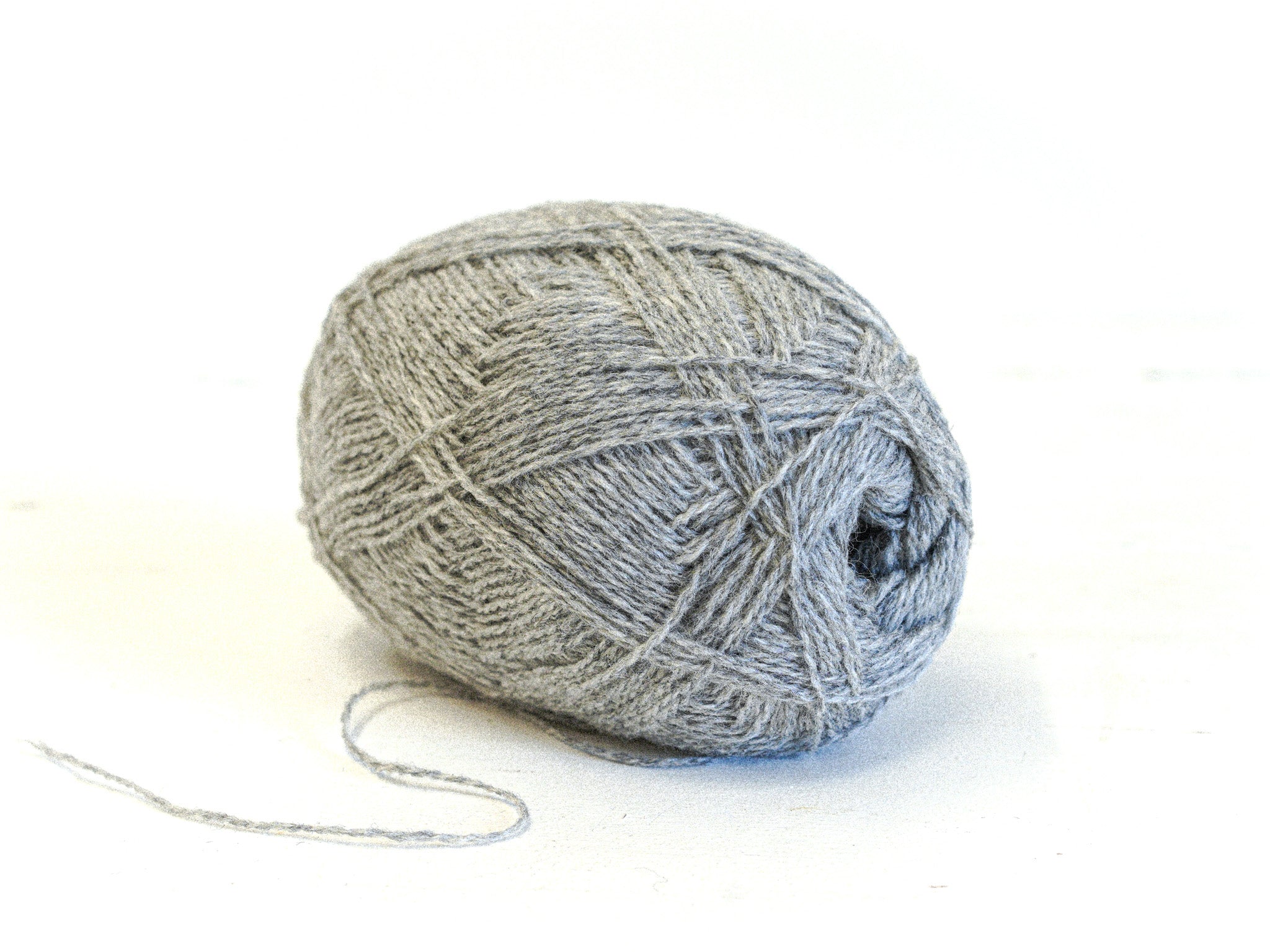 Mid grey New Zealand wool yarn - 203