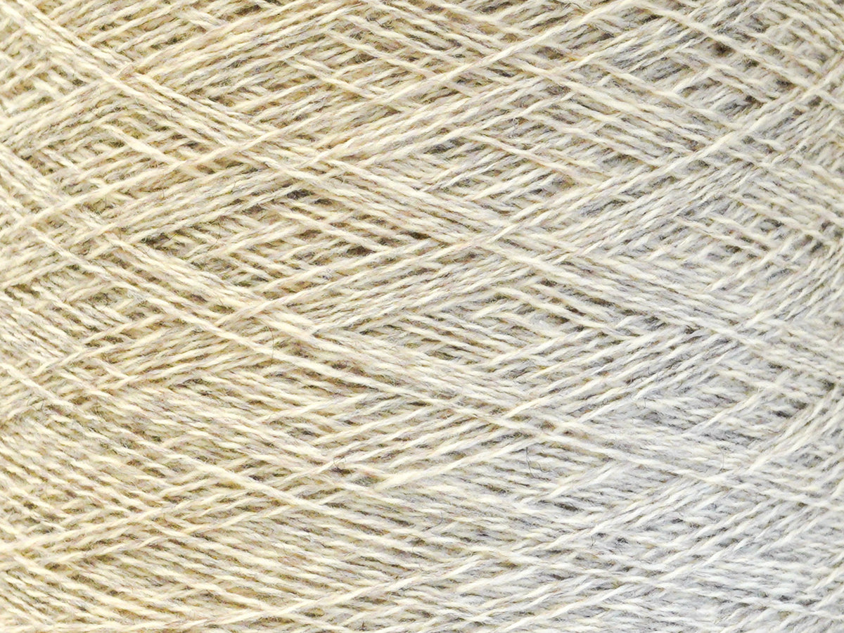 Oat Milk Melange - undyed - soft merino wool in cone - 900g/31,7oz