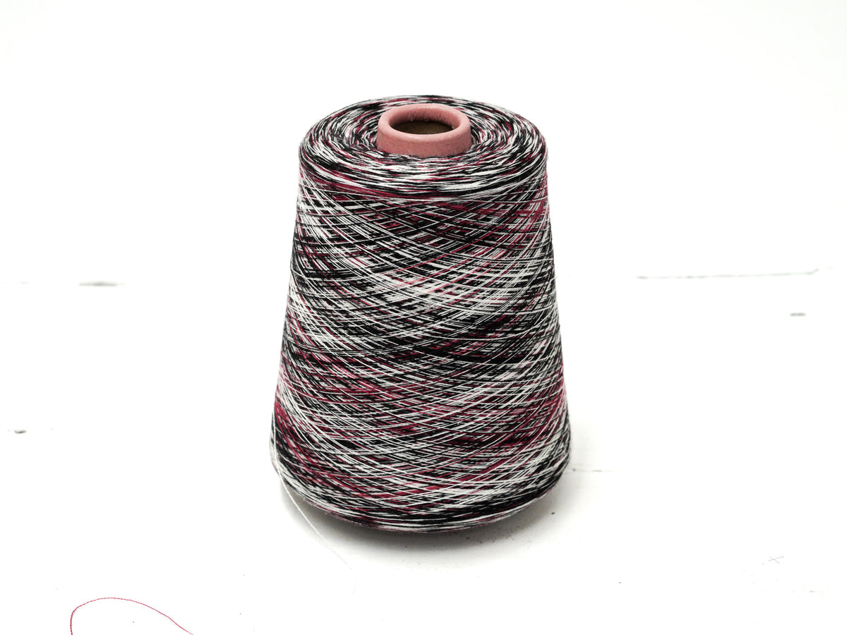 Burgundy Monochrome – Fine Multicoloured Wool Companion Yarn - 100 g Cone