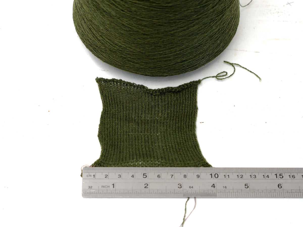 Forest Green Cashmere & Wool Yarn - 100g cone