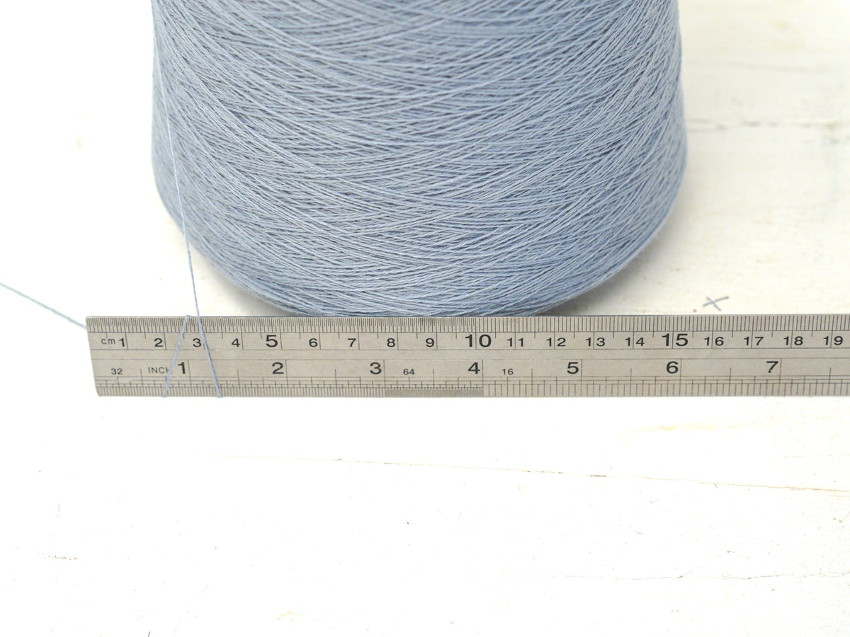 Mist Blue Cashmere & Wool Yarn - 500g cone