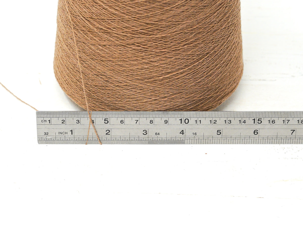 Camel Merino & Cashmere Yarn Cone - 100 g in Cone