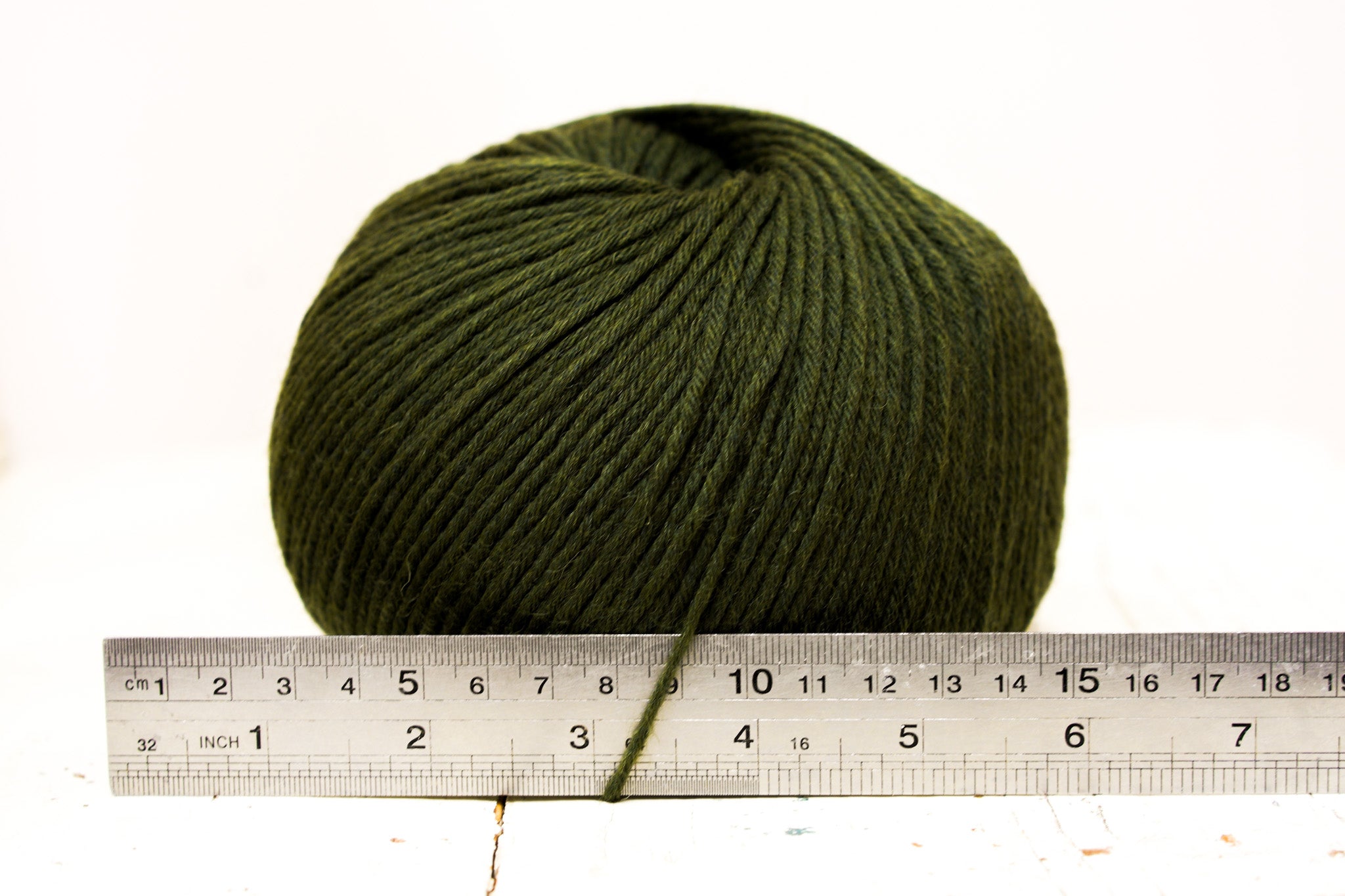 Dark green PRO LANA wool 80%/20 PO blend