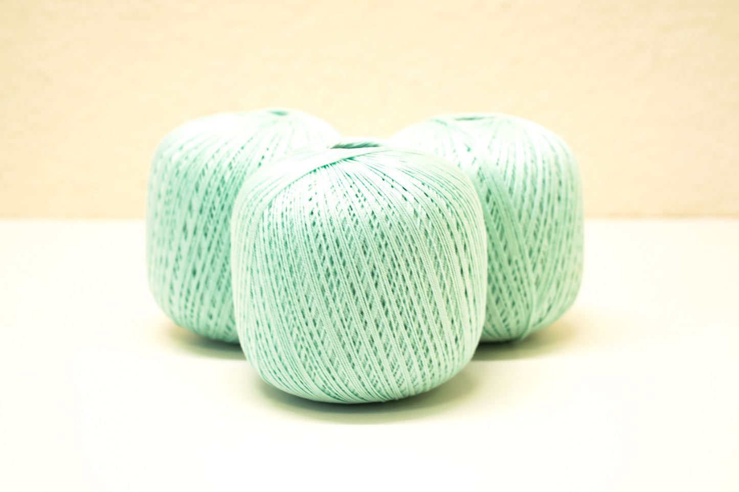 Light Mint blue mercerised cotton 100g/452m