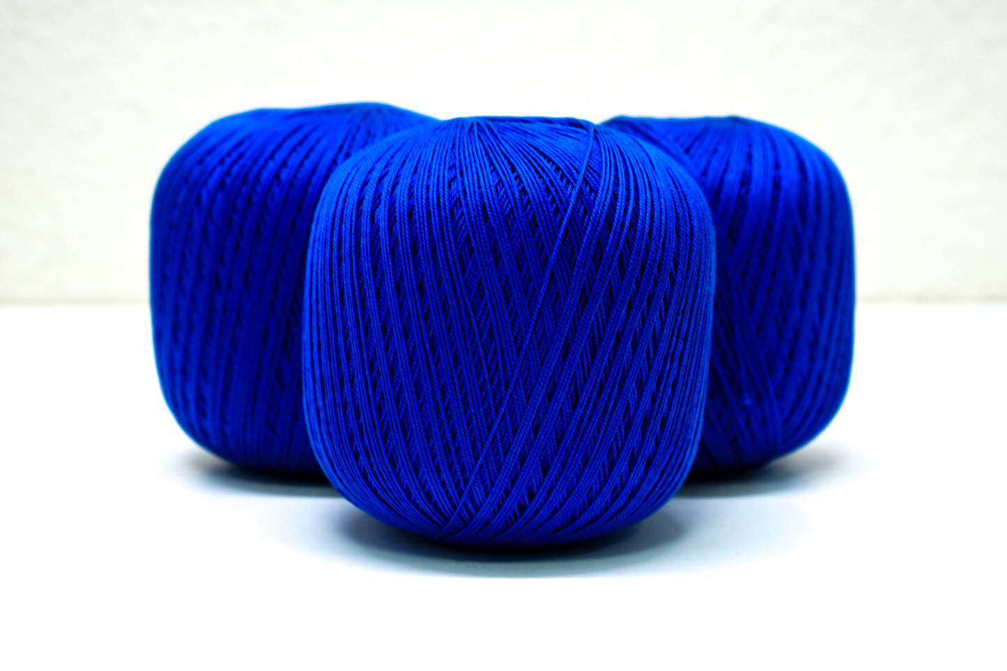 Royal blue mercerised cotton 100g/452m