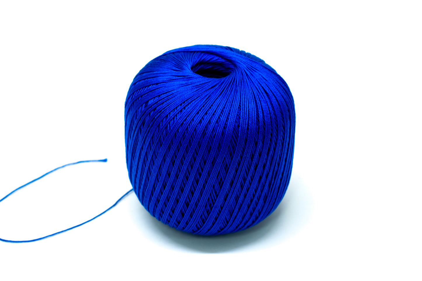Royal blue mercerised cotton 100g/452m