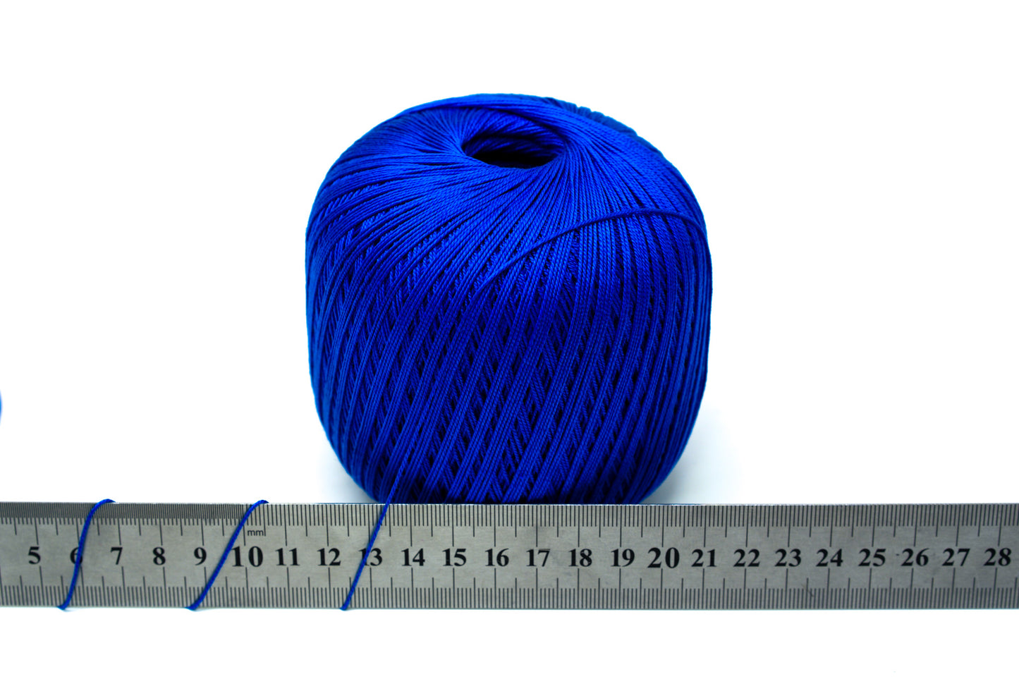 Royal blue mercerised cotton 100g/452m