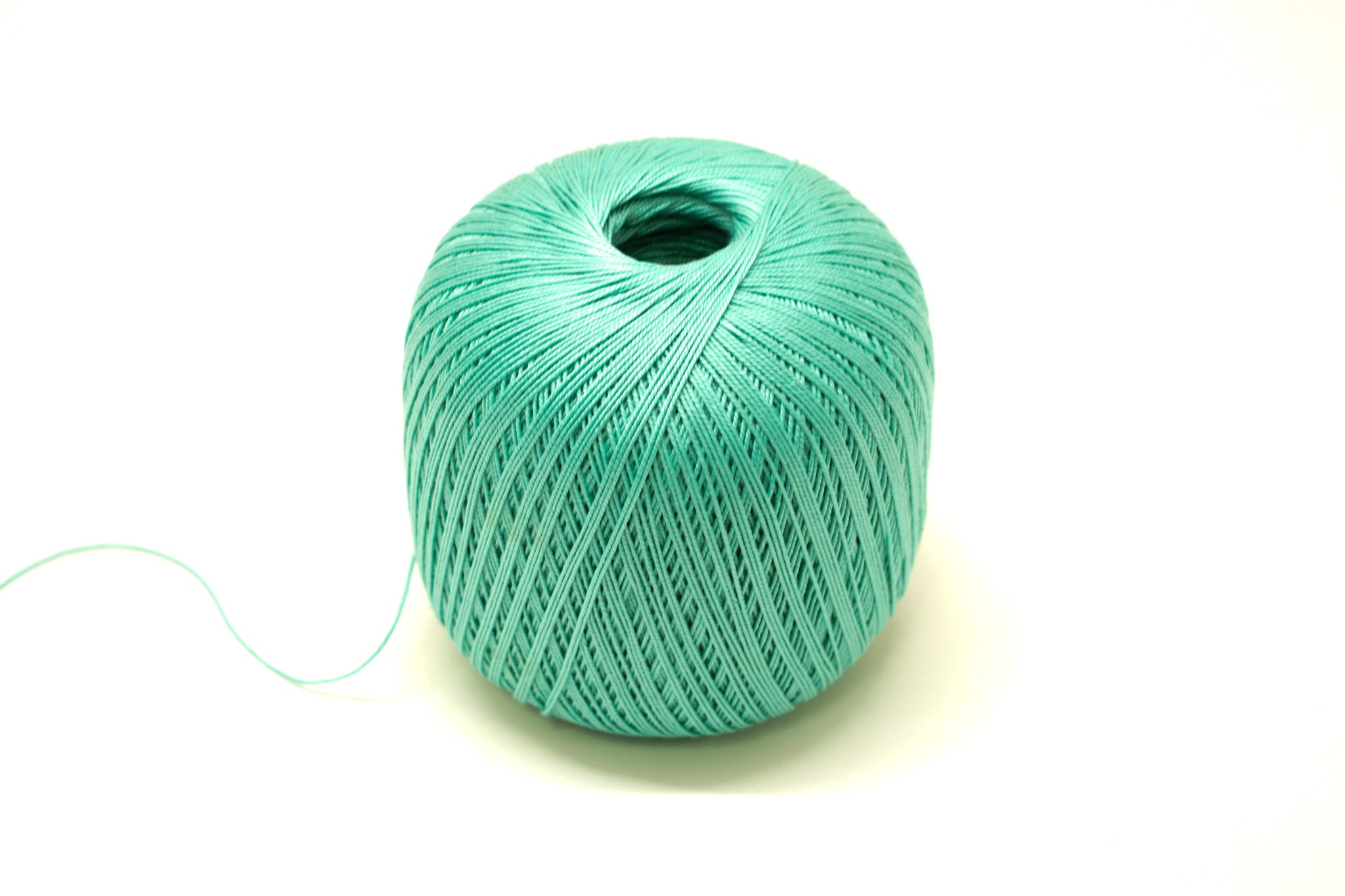 Mintfarbene merzerisierte Baumwolle 100g/452m