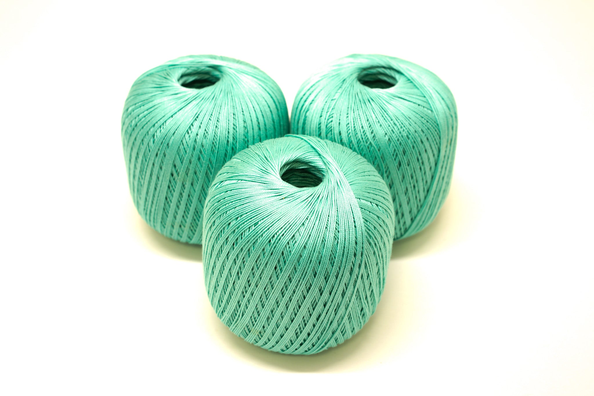 Mintfarbene merzerisierte Baumwolle 100g/452m