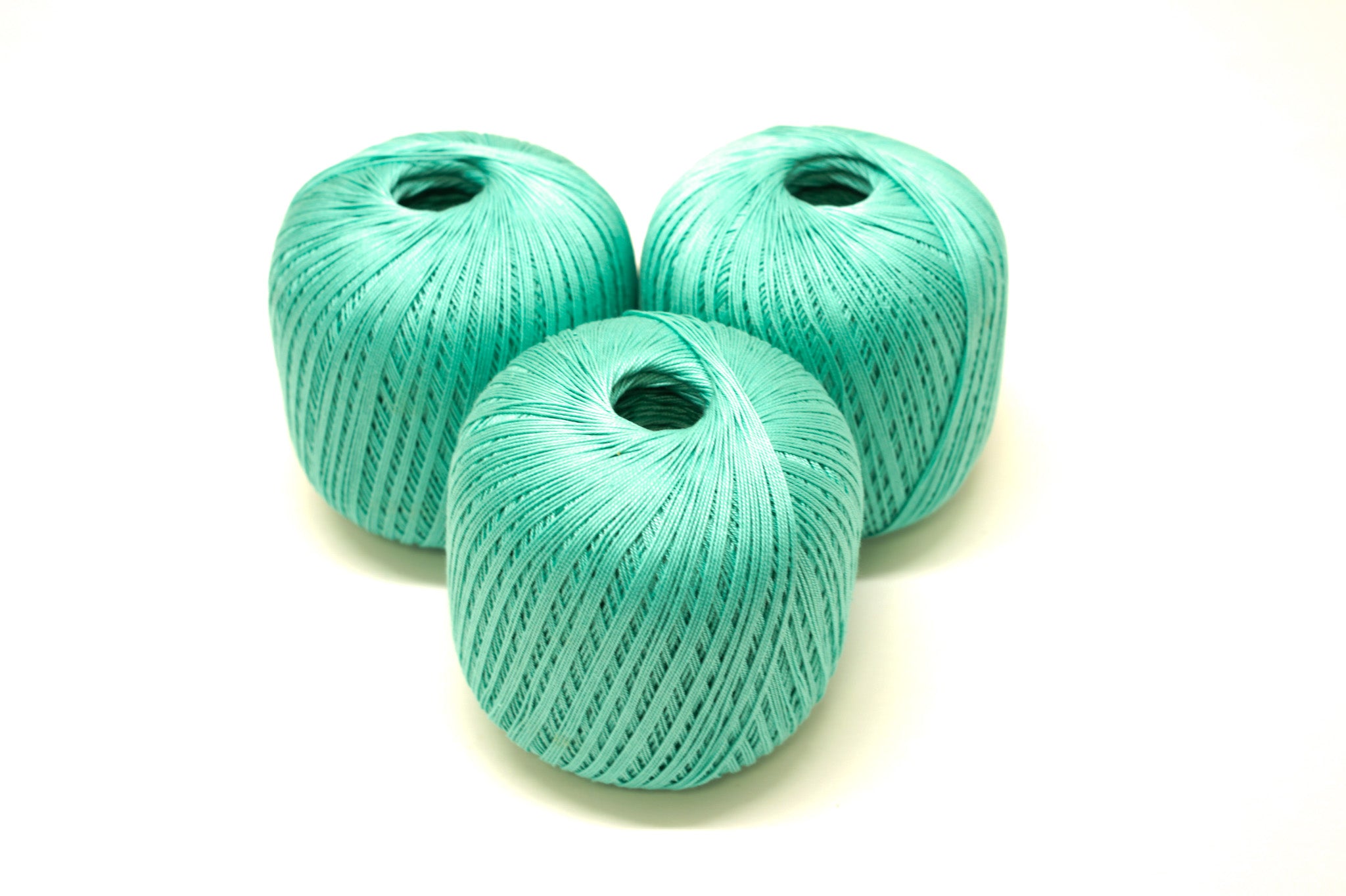 Mintfarbene merzerisierte Baumwolle 100g/452m