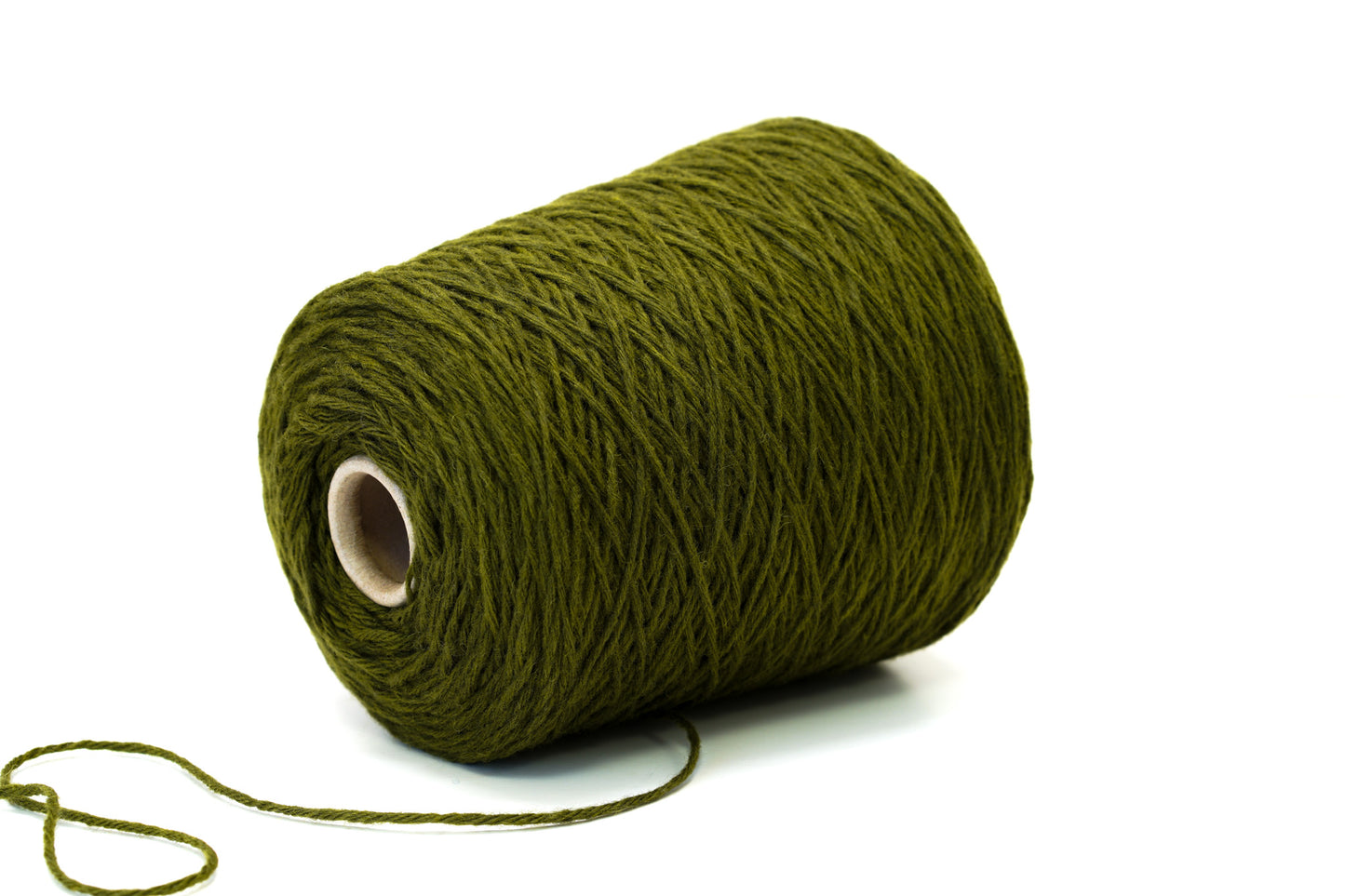 Moss green Carpet wool in cone - 69