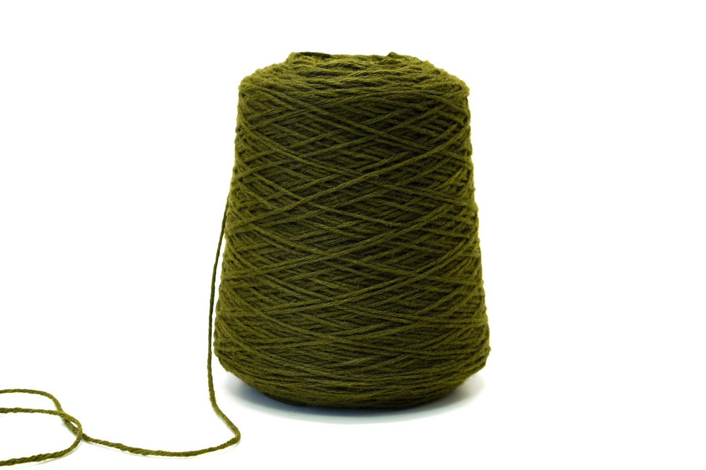 Moss green Carpet wool in cone - 69