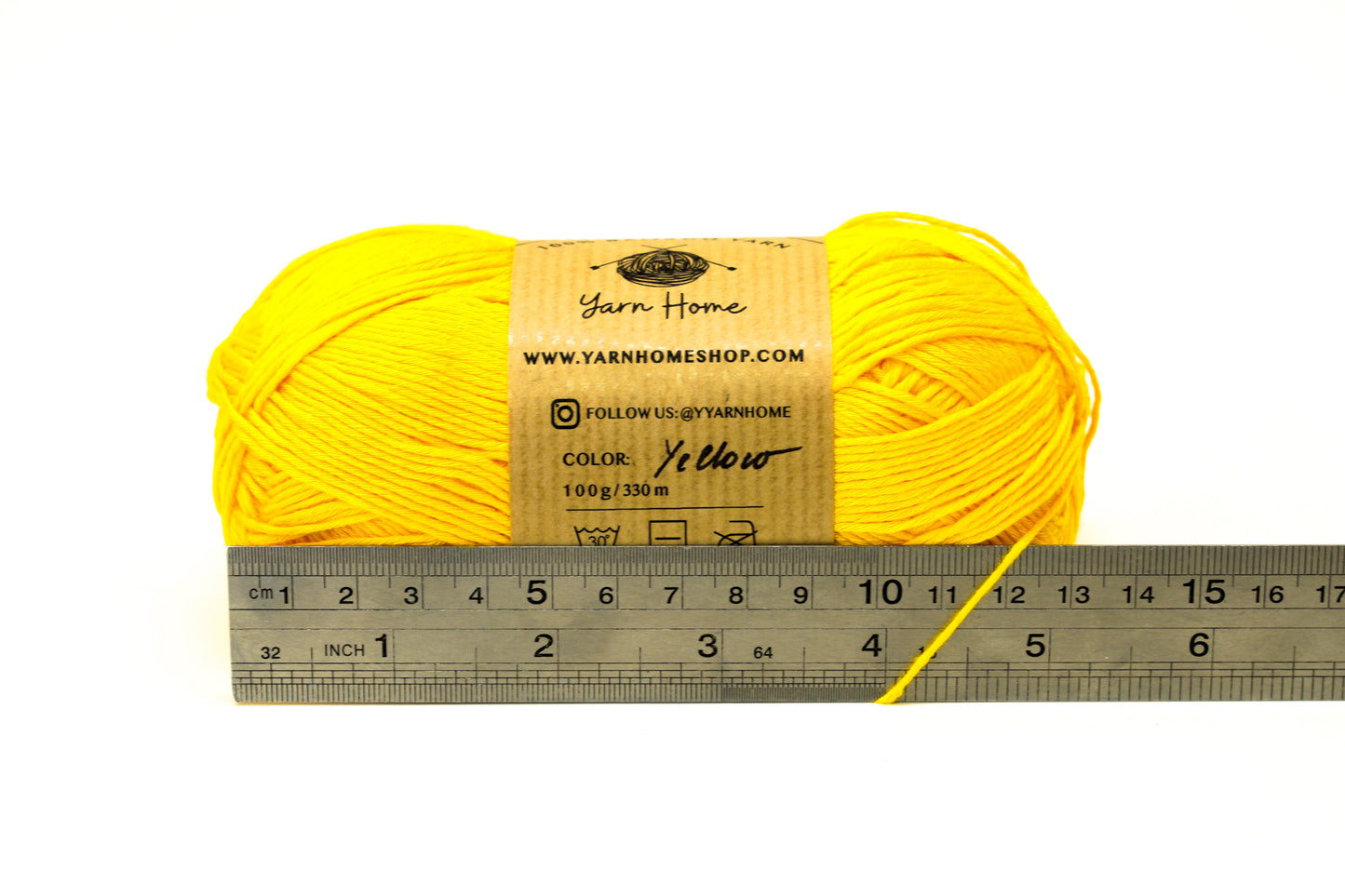 Sun Yellow 100% Bamboo Yarn