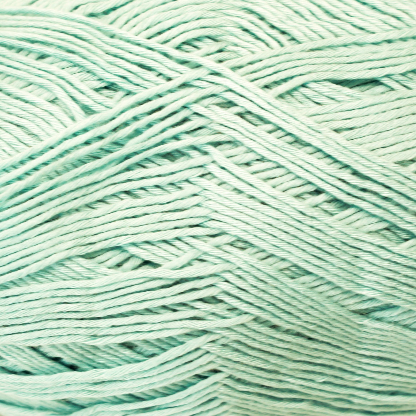 Mint blue bamboo yarn for baby crafts