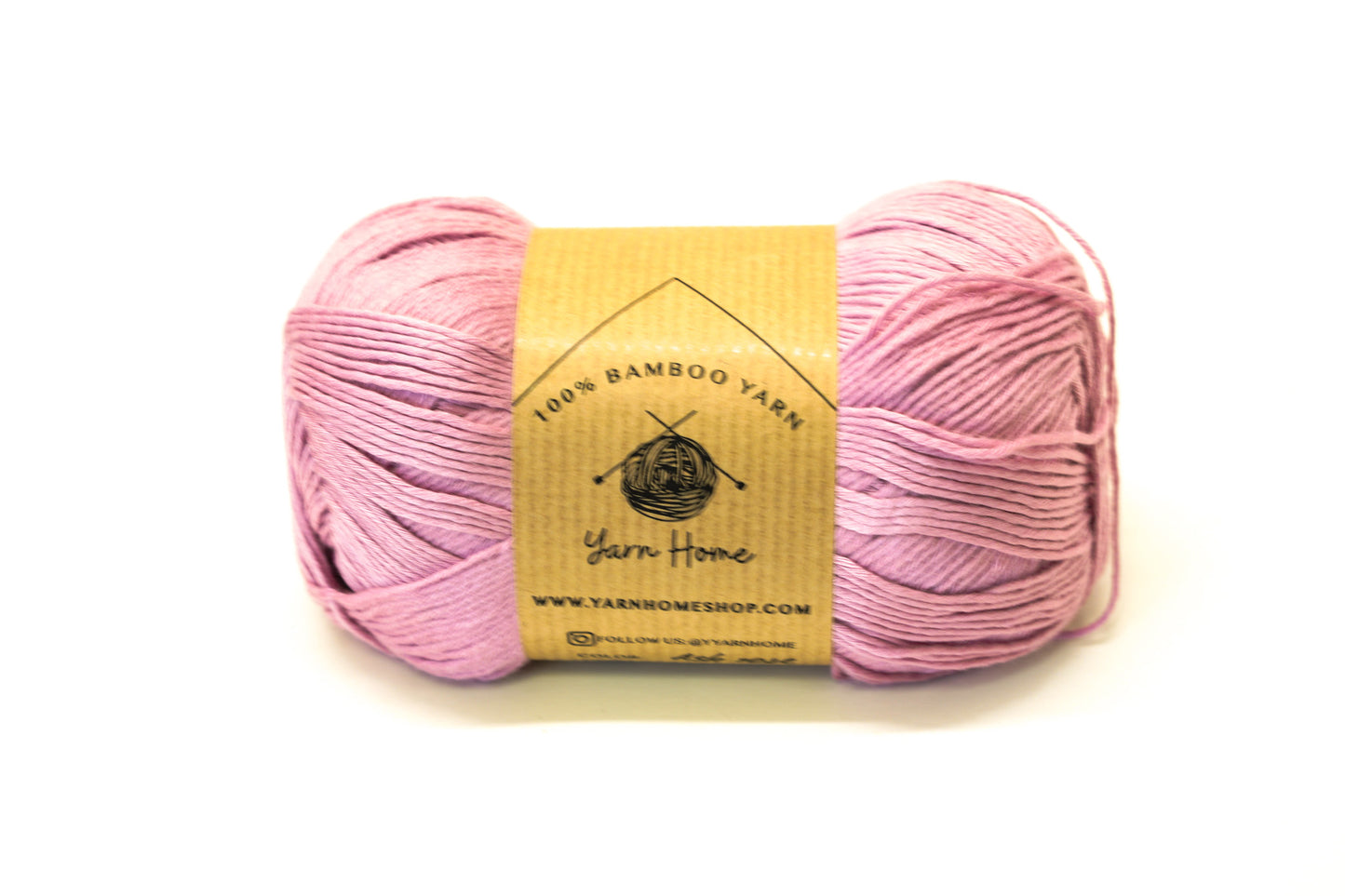Ash rose colour bamboo yarn
