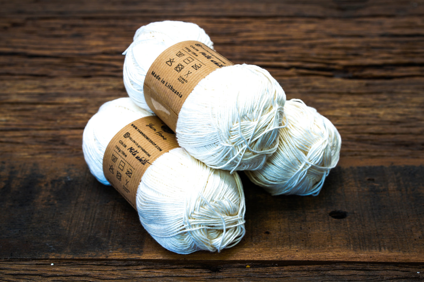 Milk White bamboo yarn