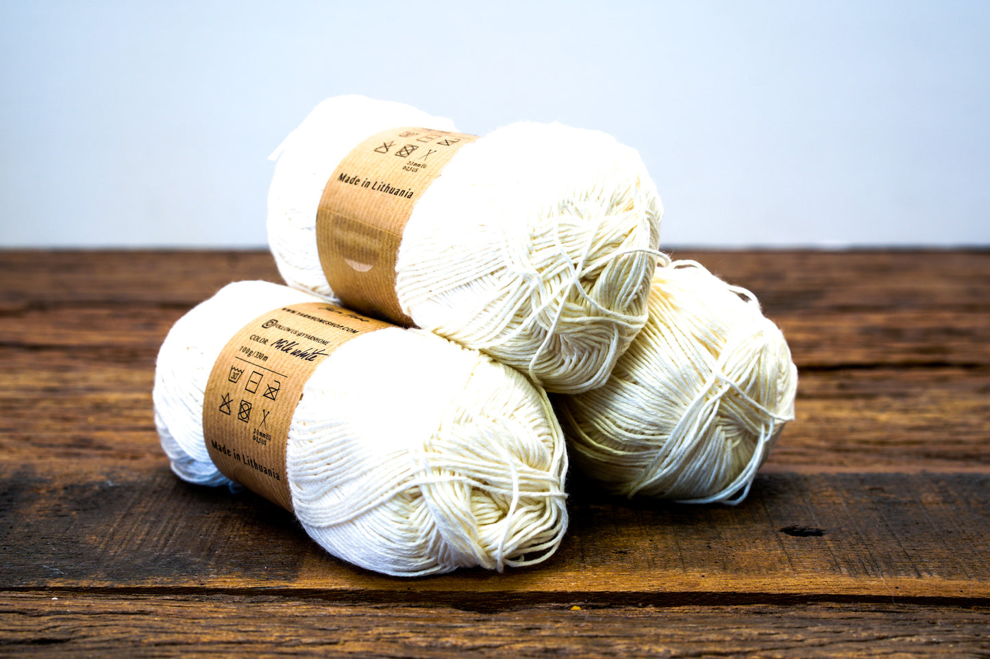 Milk White bamboo yarn