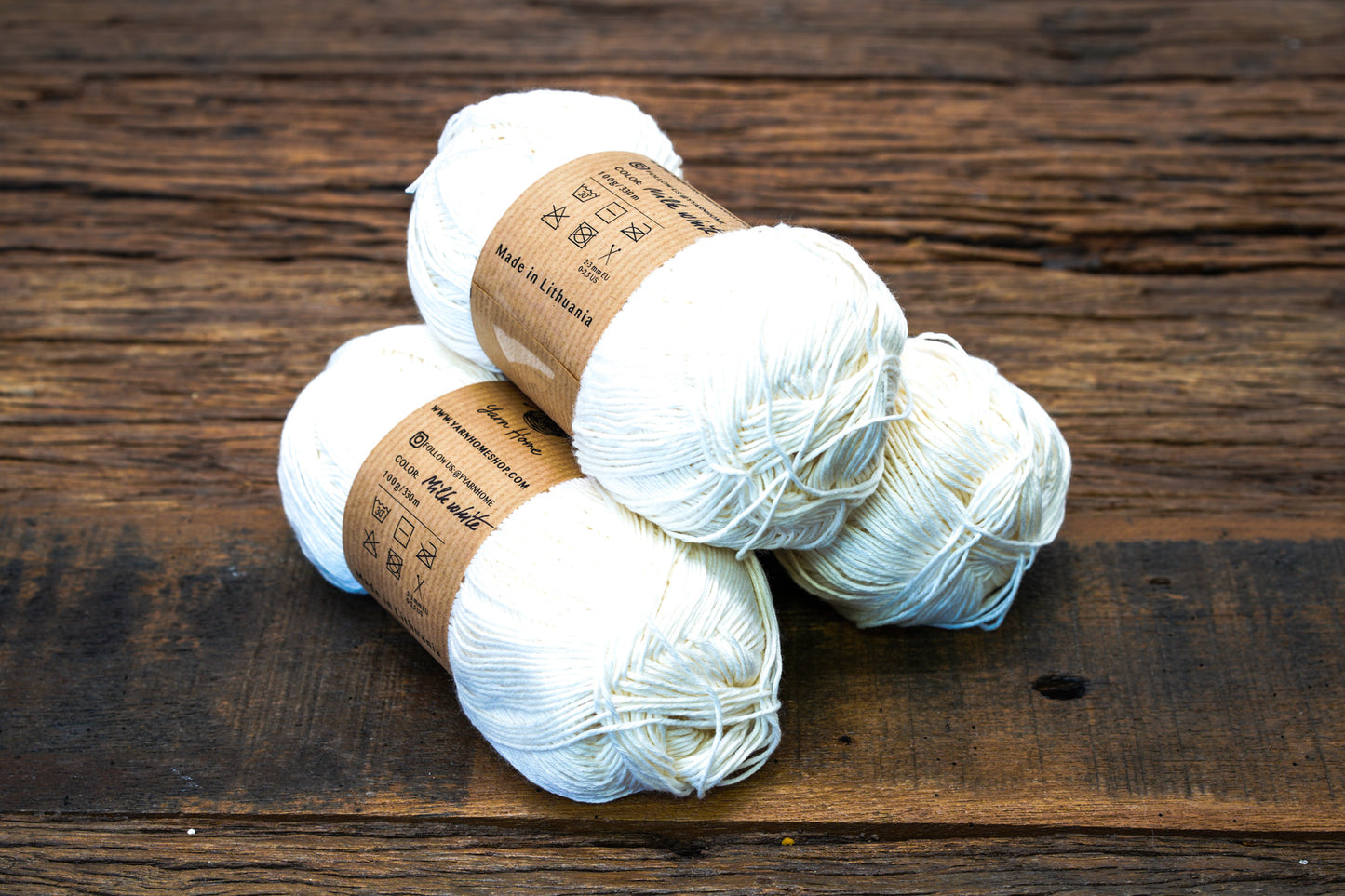 Milk White bamboo yarn