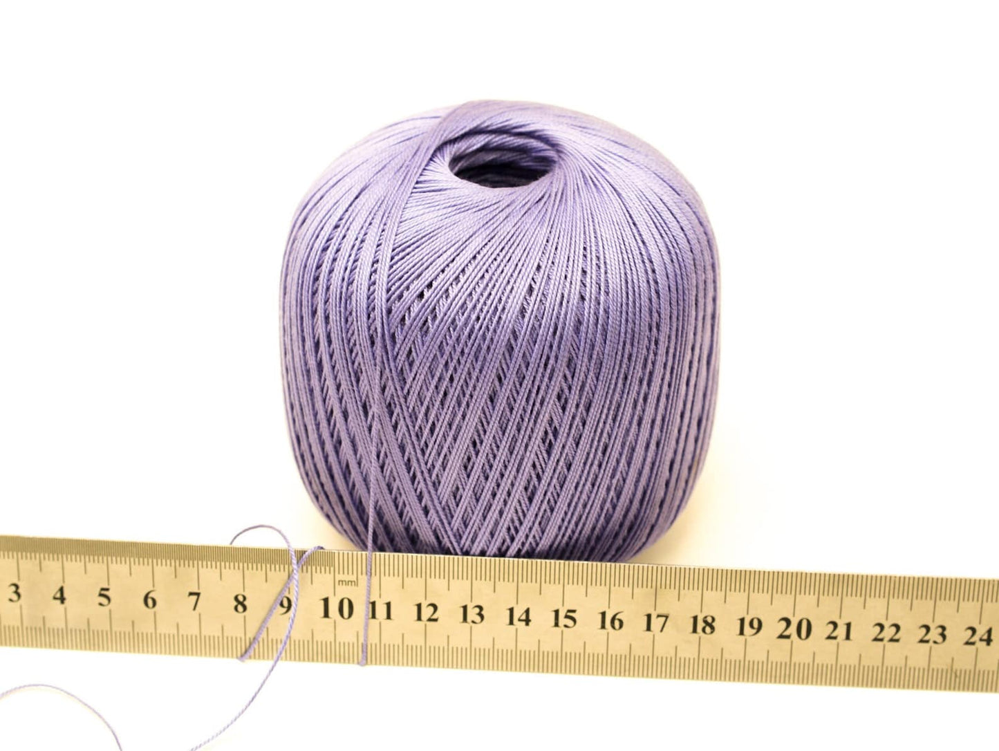 Purple mercerised cotton 100g/452m