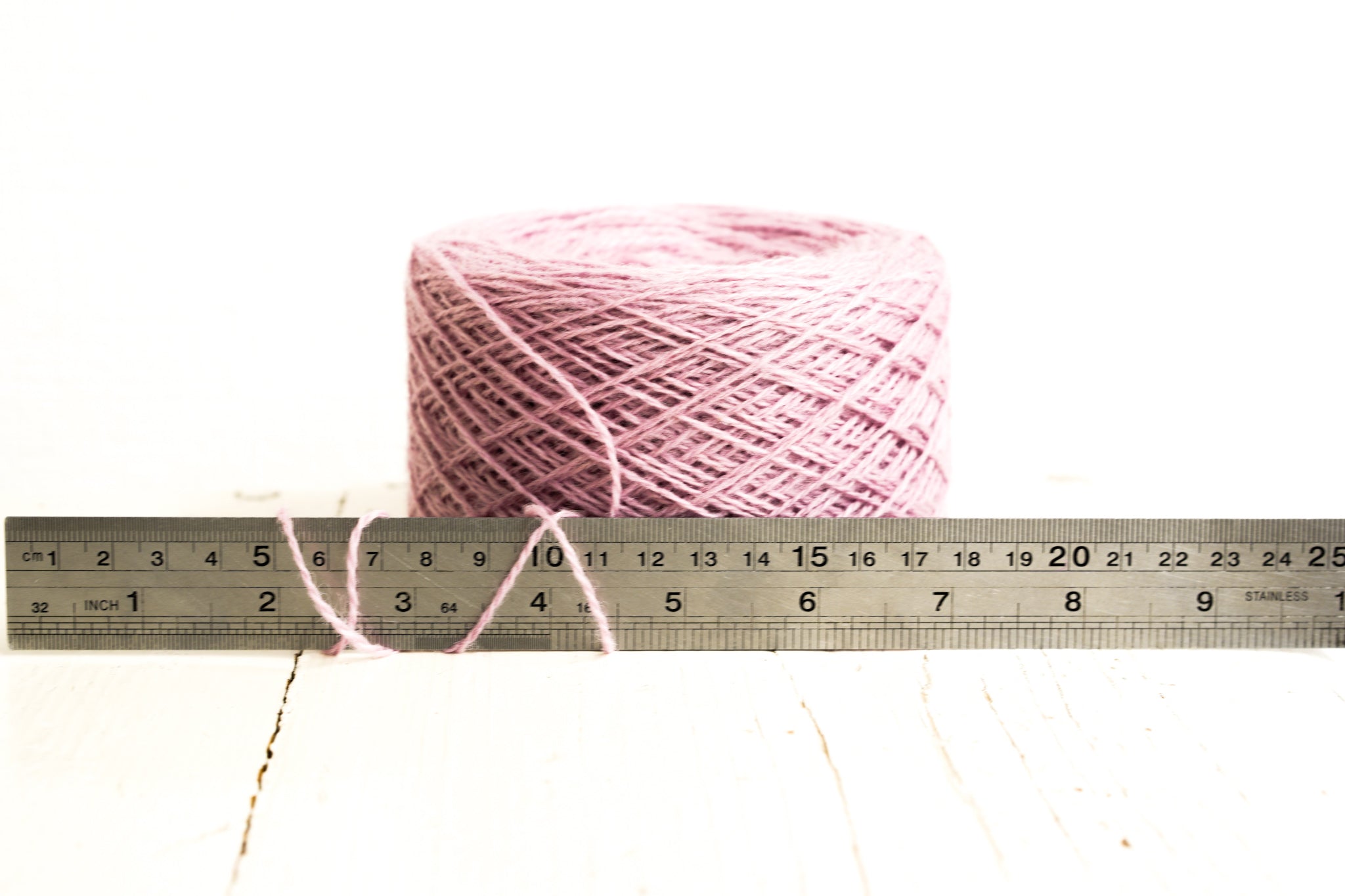 Ash rose wool in a cone - 508 color