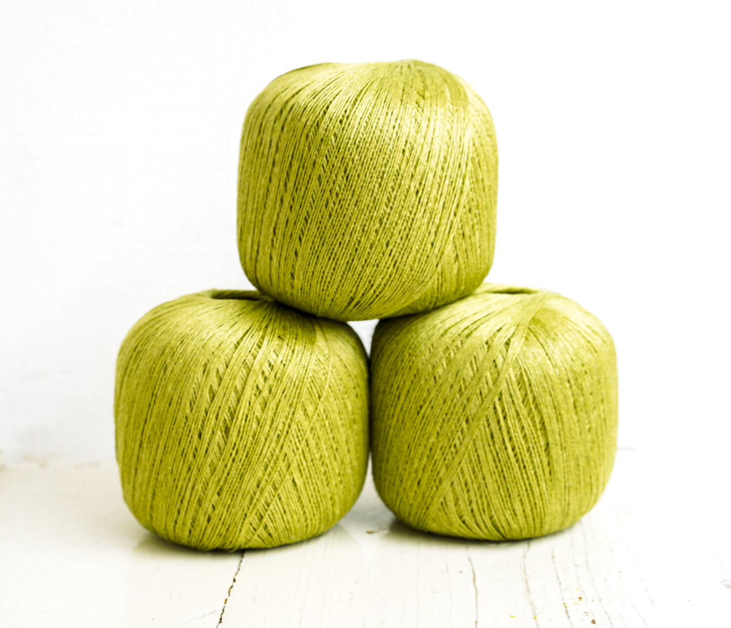 Salad green 100% linen yarn | salad-green-100-linen-yarn