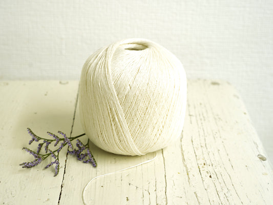White 100% linen yarn | white-100-linen-yarn
