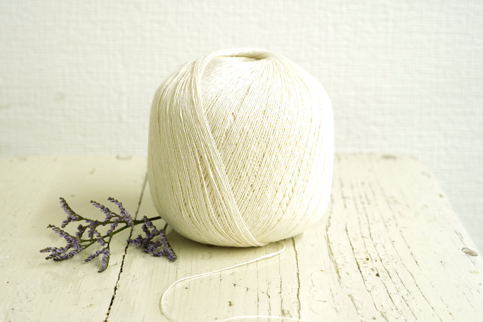 White 100% linen yarn | white-100-linen-yarn