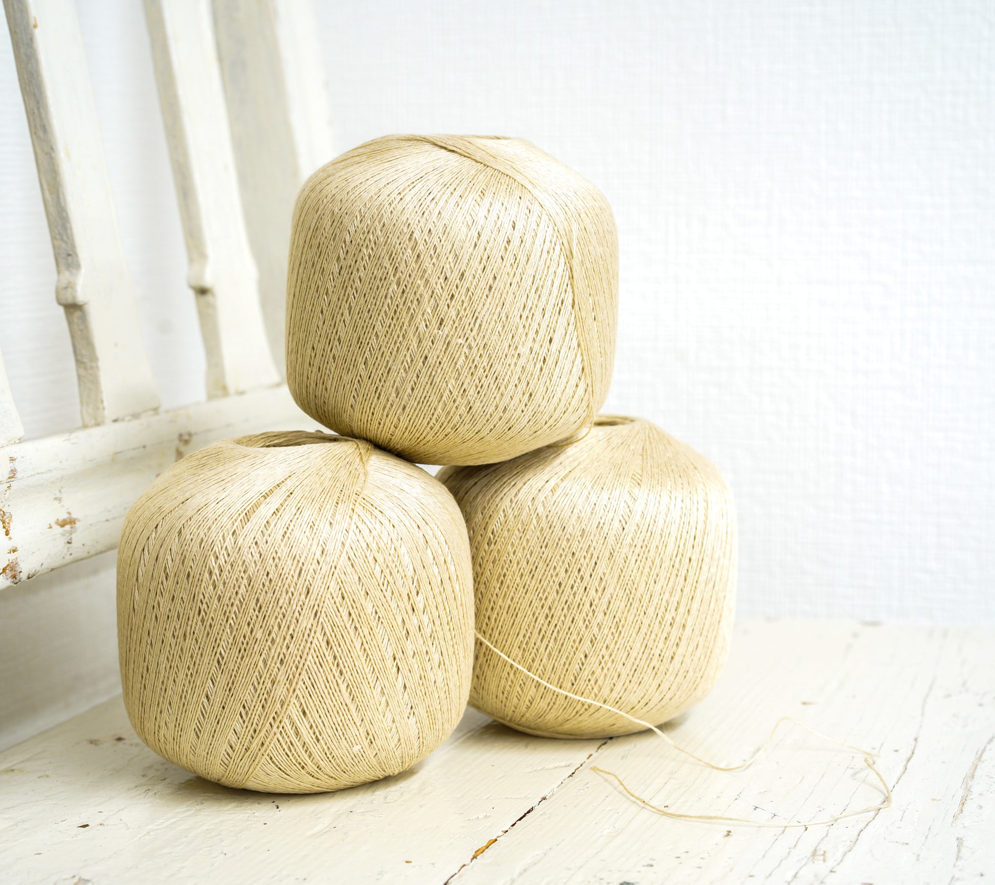 Beige 100% linen yarn | beige-100-linen-yarn