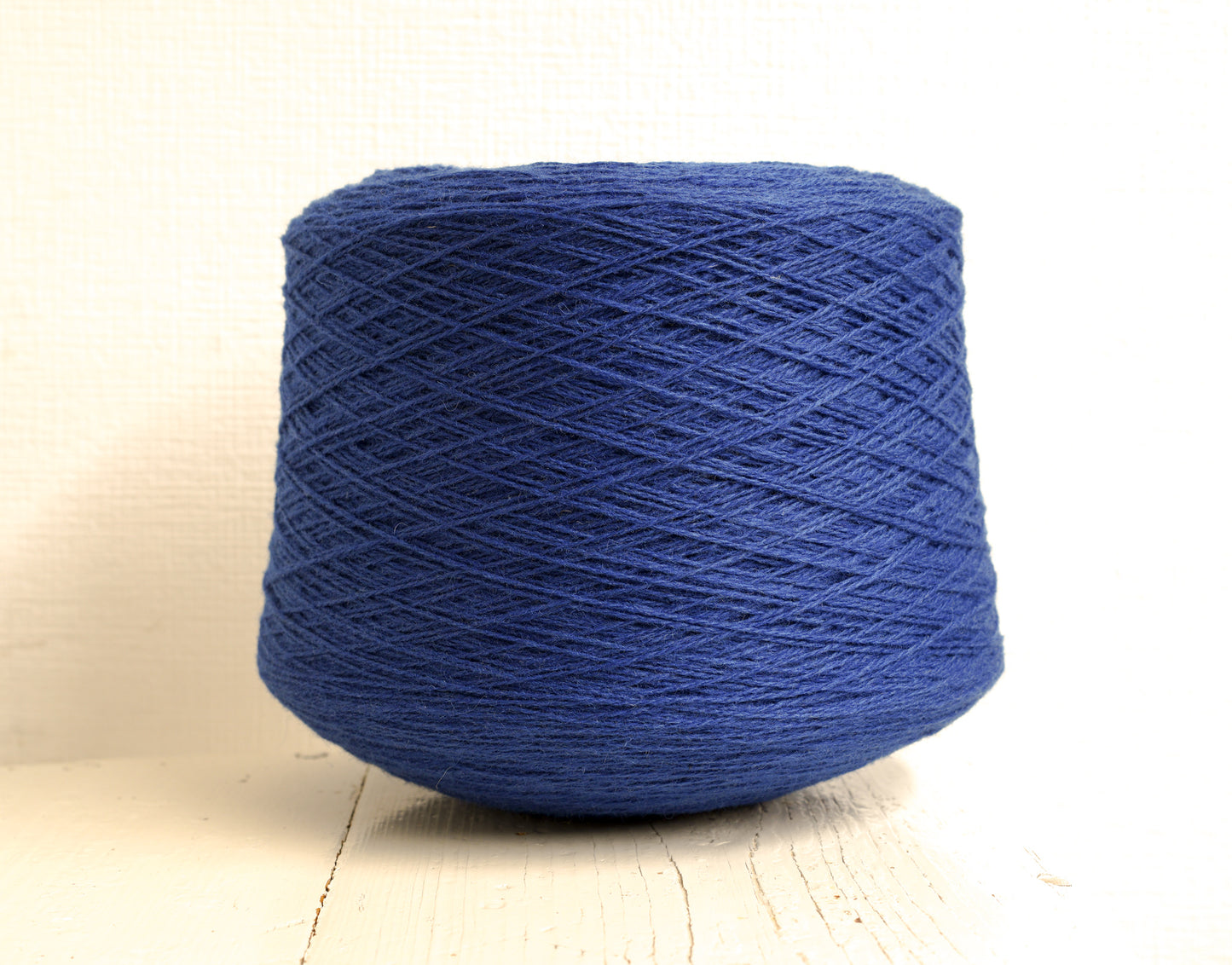 Blue fingering wool yarn in cone - 900g/31.7oz. | blue-fingering-wool-yarn-in-cone-900g-31-7oz