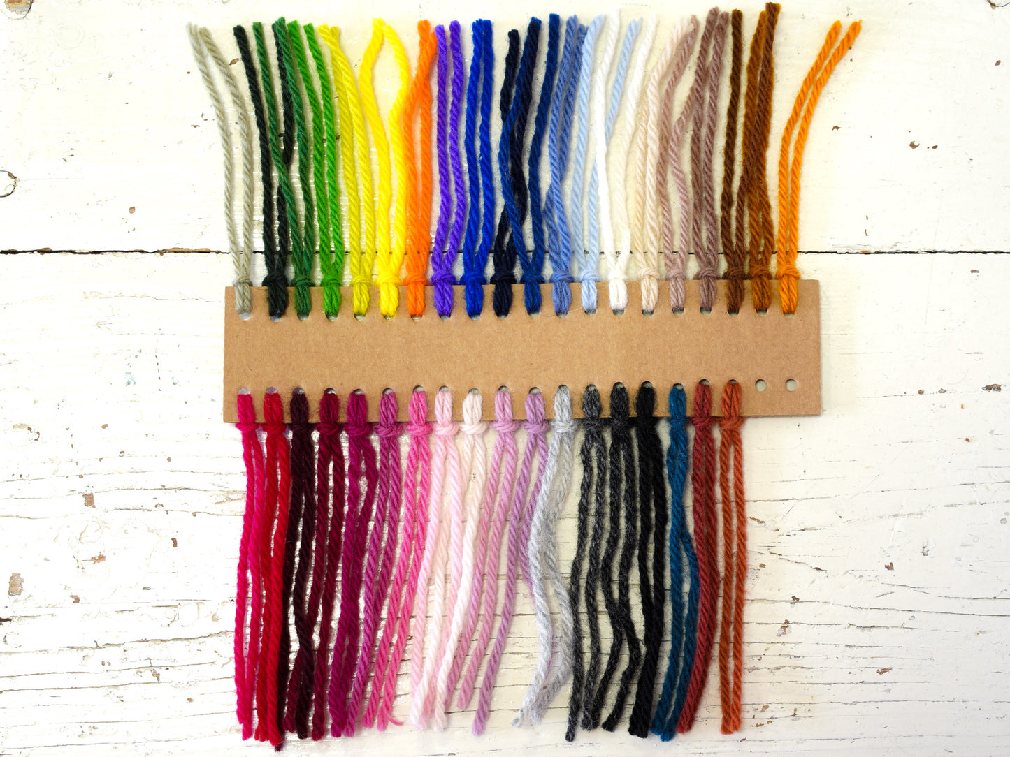 Carpet aran yarn colour palette 52 colors