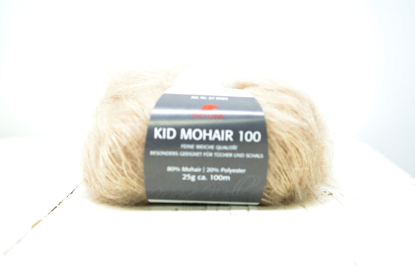 Beige PRO LANA Kid Mohair PO blend yarn - 25g./0.875 oz