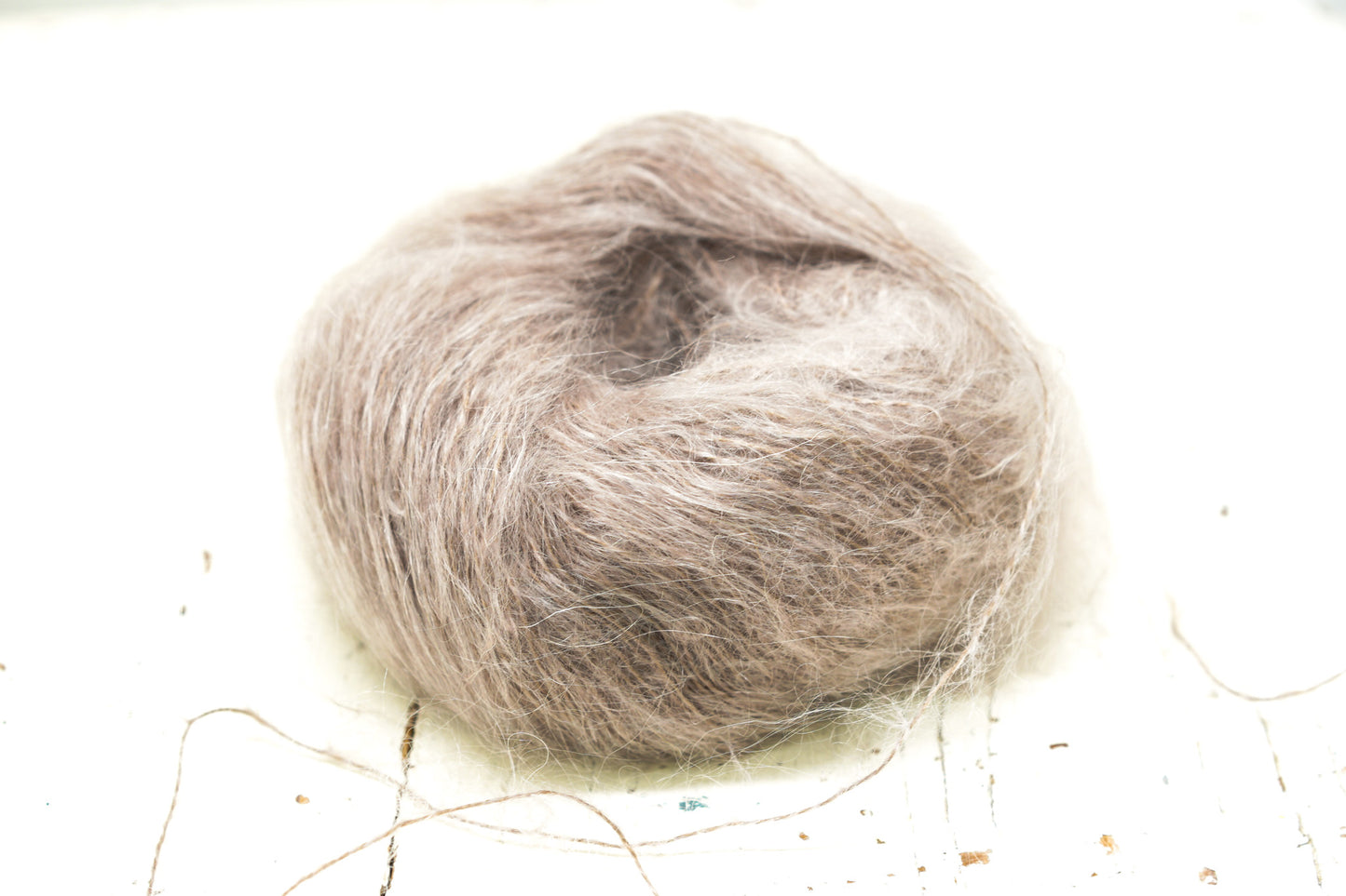 Taupe brown PRO LANA Kid Mohair PO blend yarn - 25g./0.875 oz