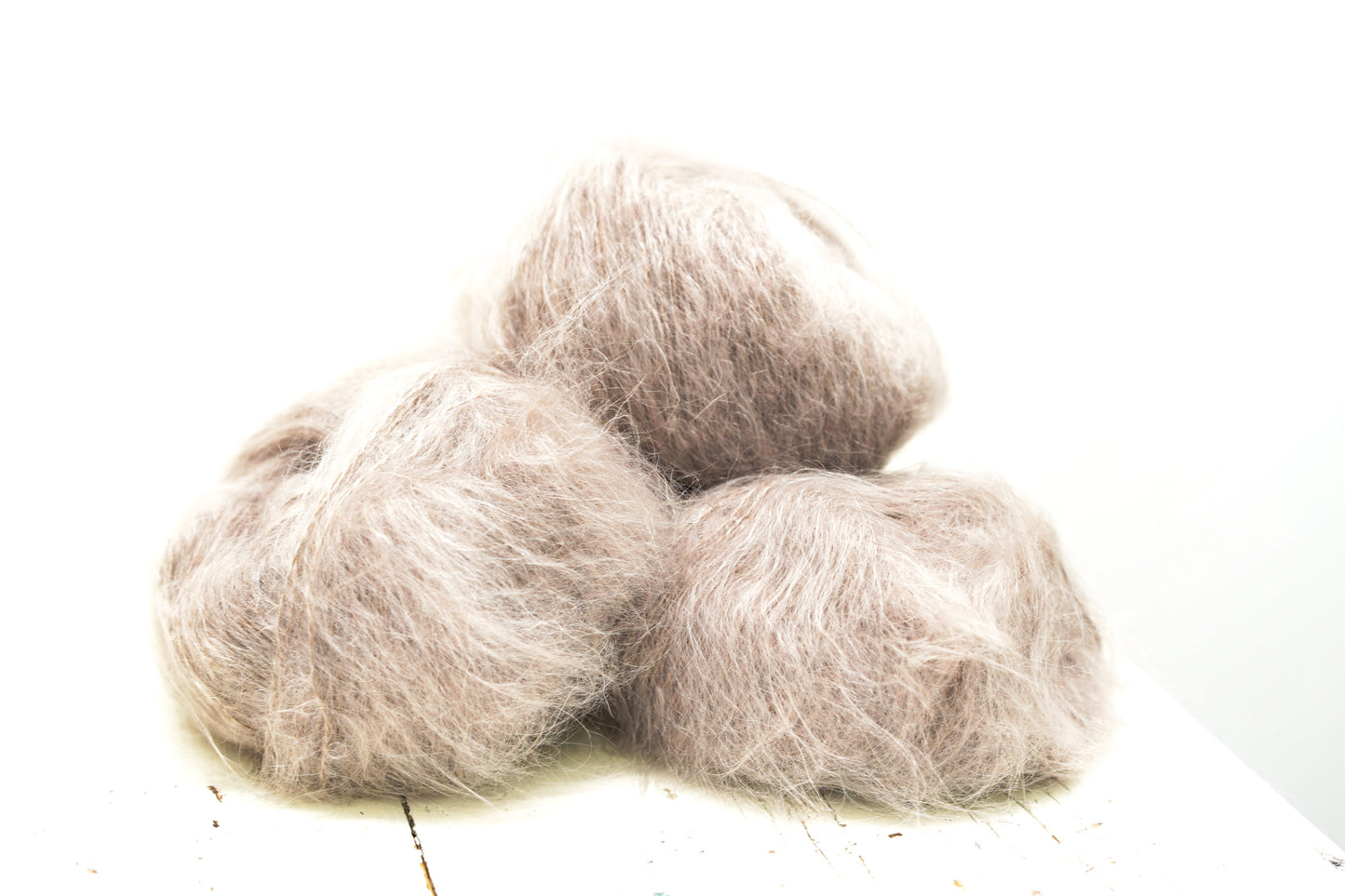 Taupe brown PRO LANA Kid Mohair PO blend yarn - 25g./0.875 oz