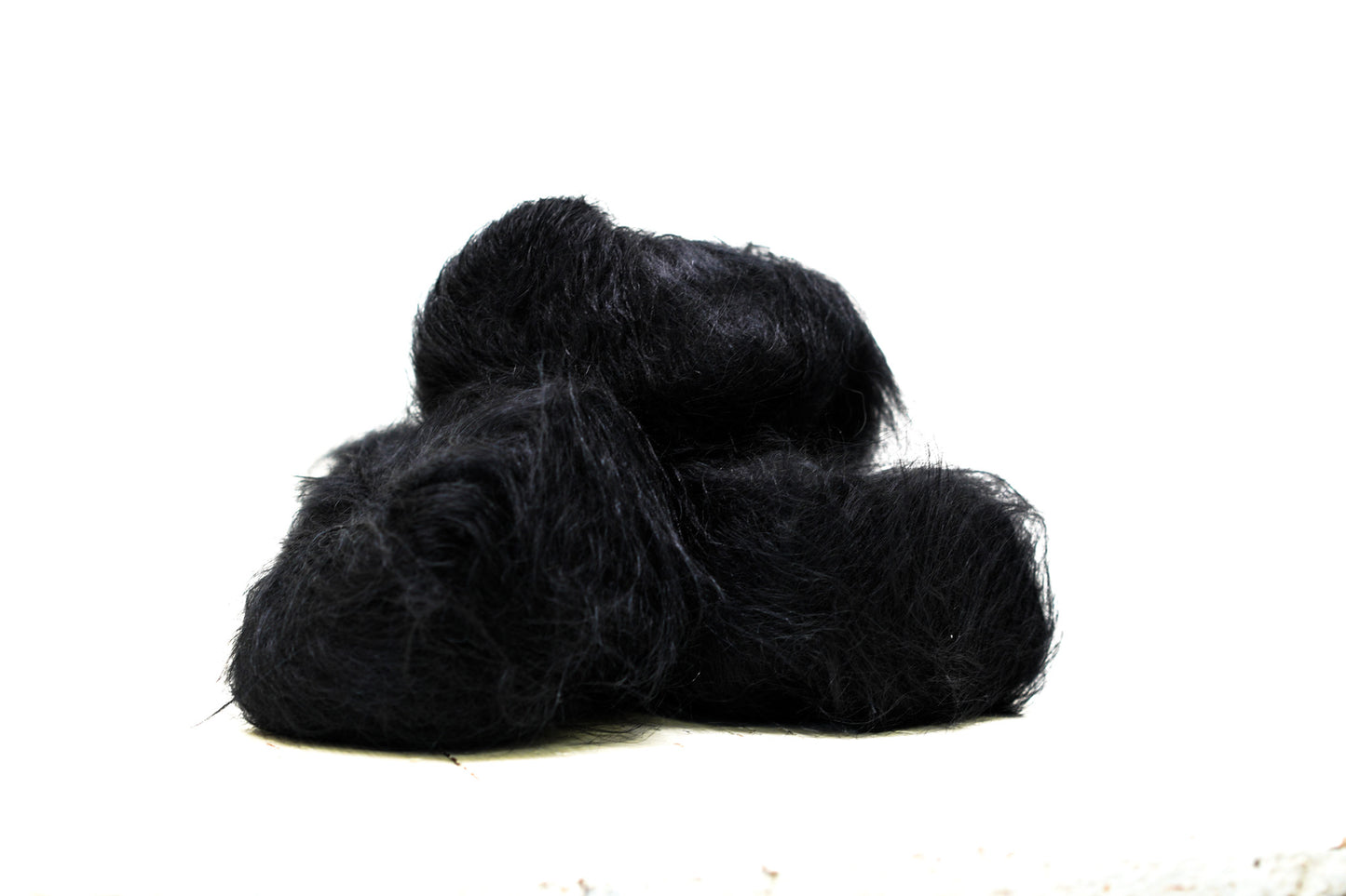 Black PRO LANA Kid Mohair PO blend yarn - 25g./0.875 oz